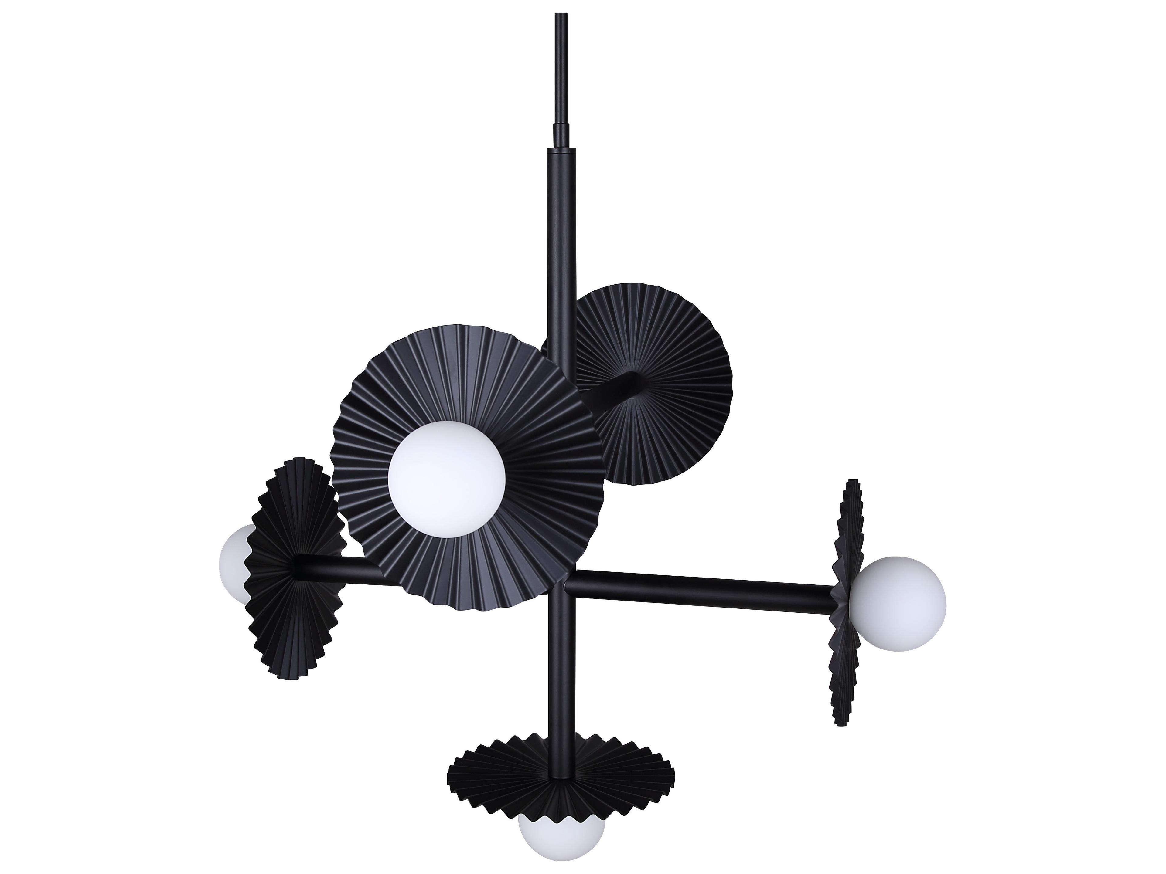 Canarm Payton 5 -light Black Chandelier