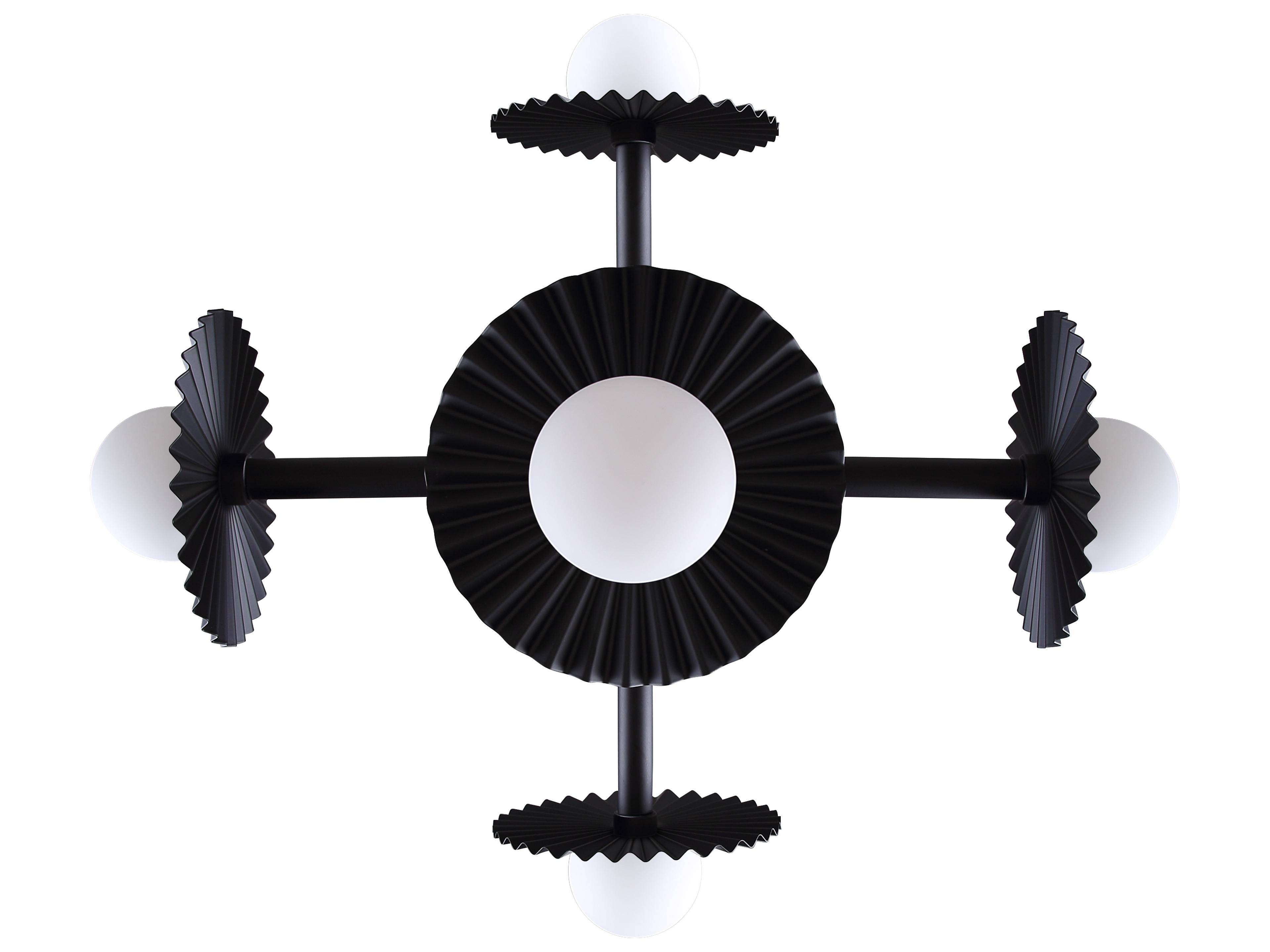 Canarm Payton 5 -light Black Chandelier