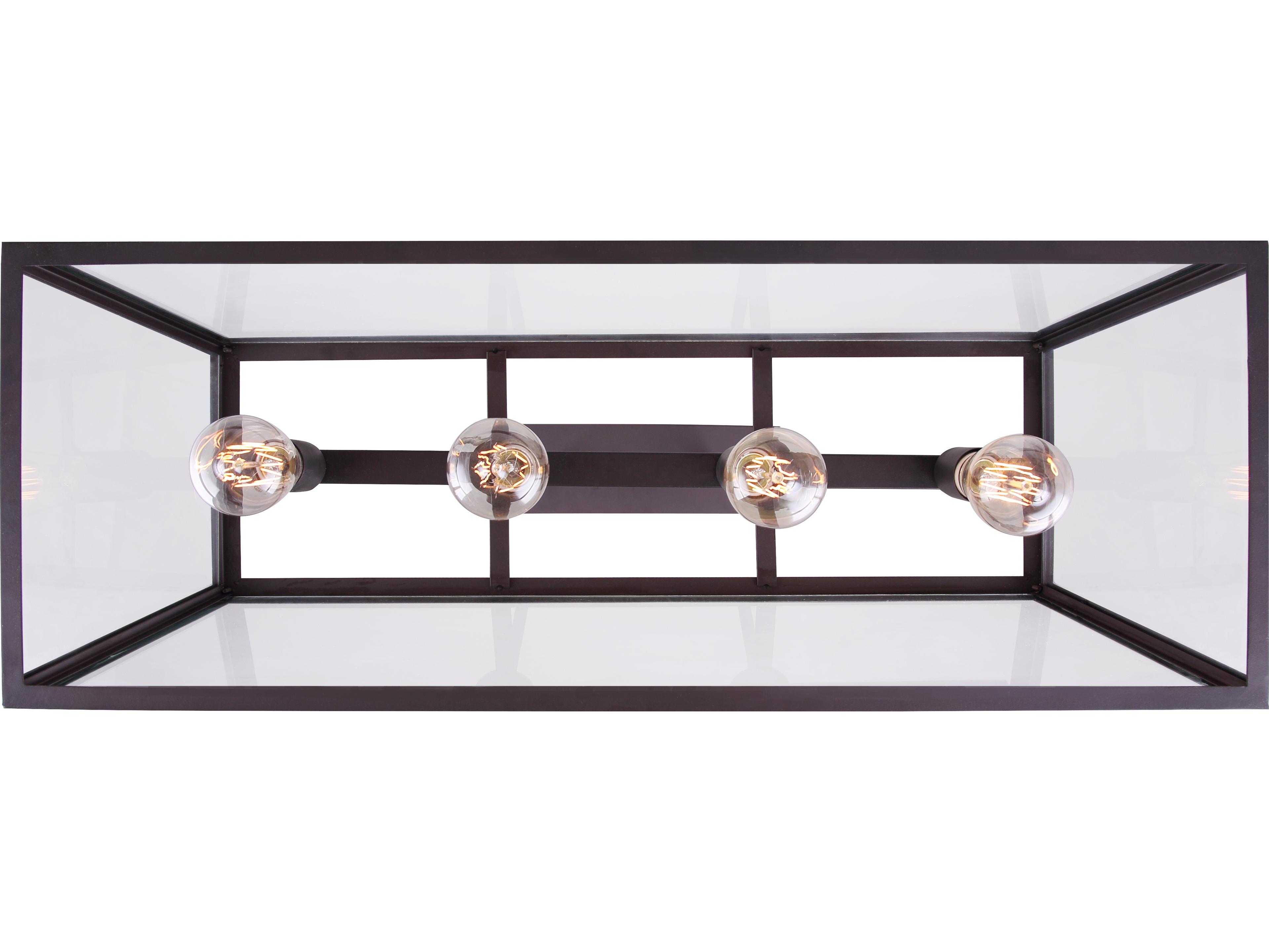 Canarm Flynn 4 -light Bronze Chandelier