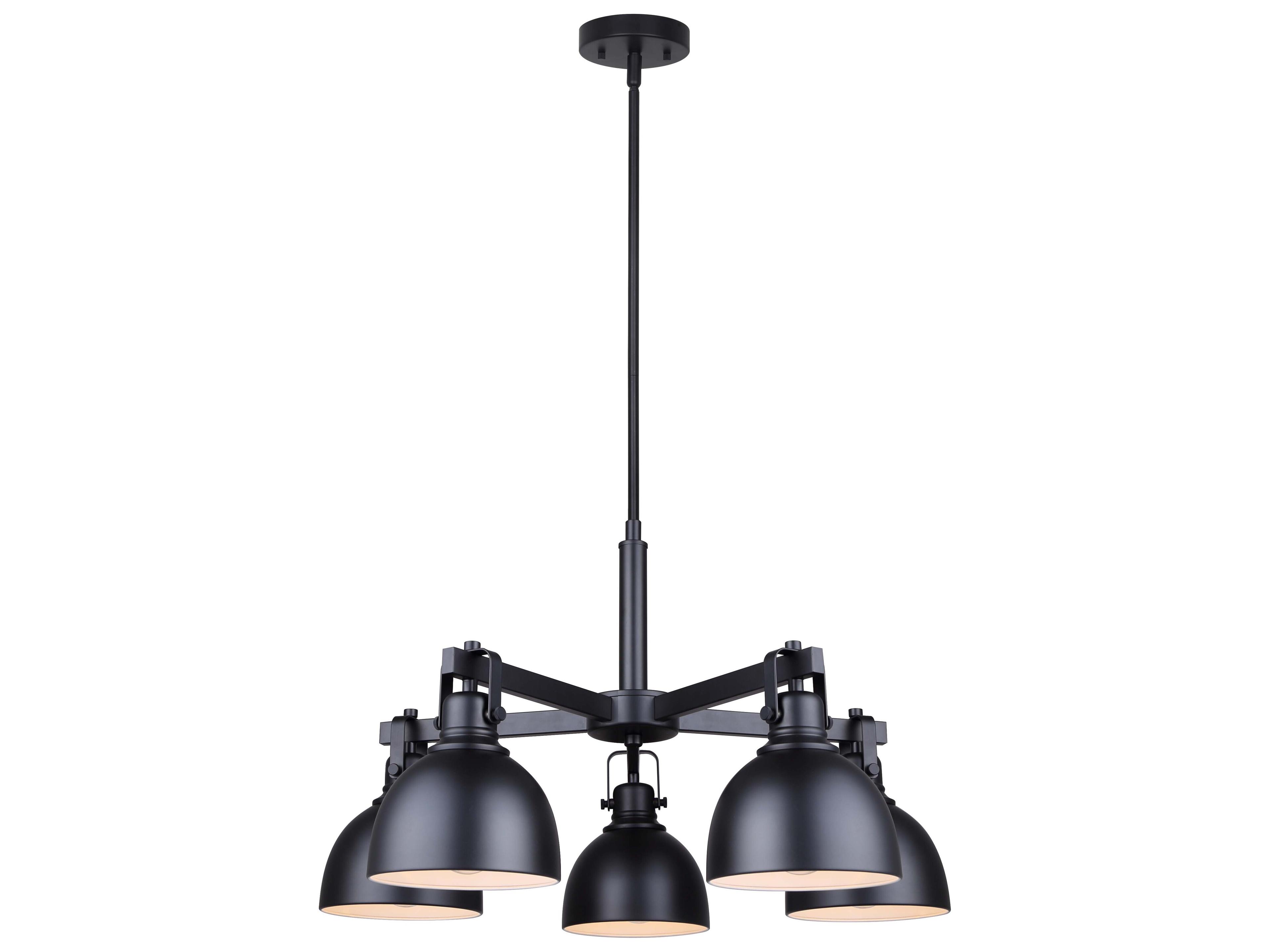 Polo 5 -light Black Chandelier