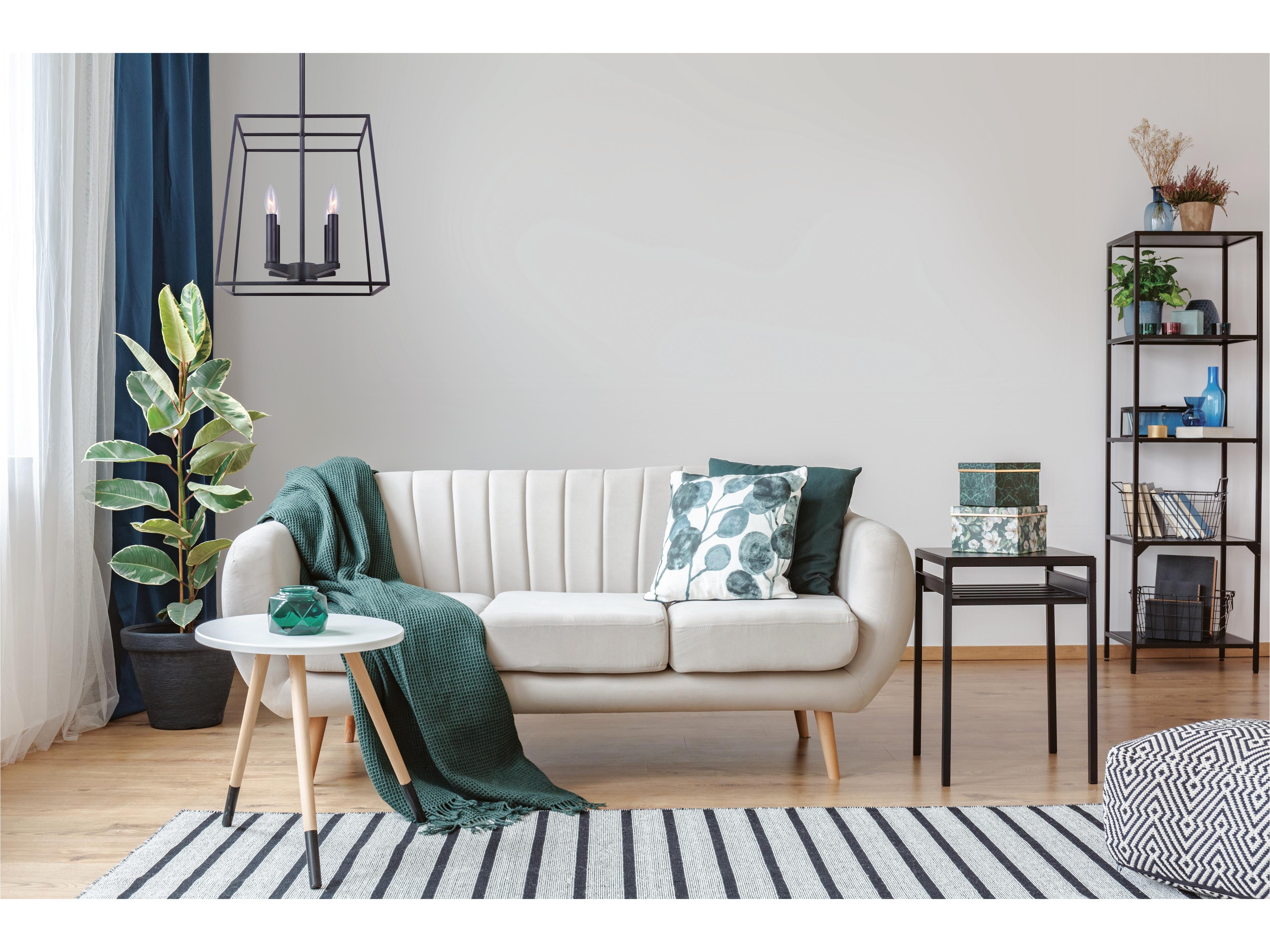 Canarm Wexford 4 -light Black Chandelier