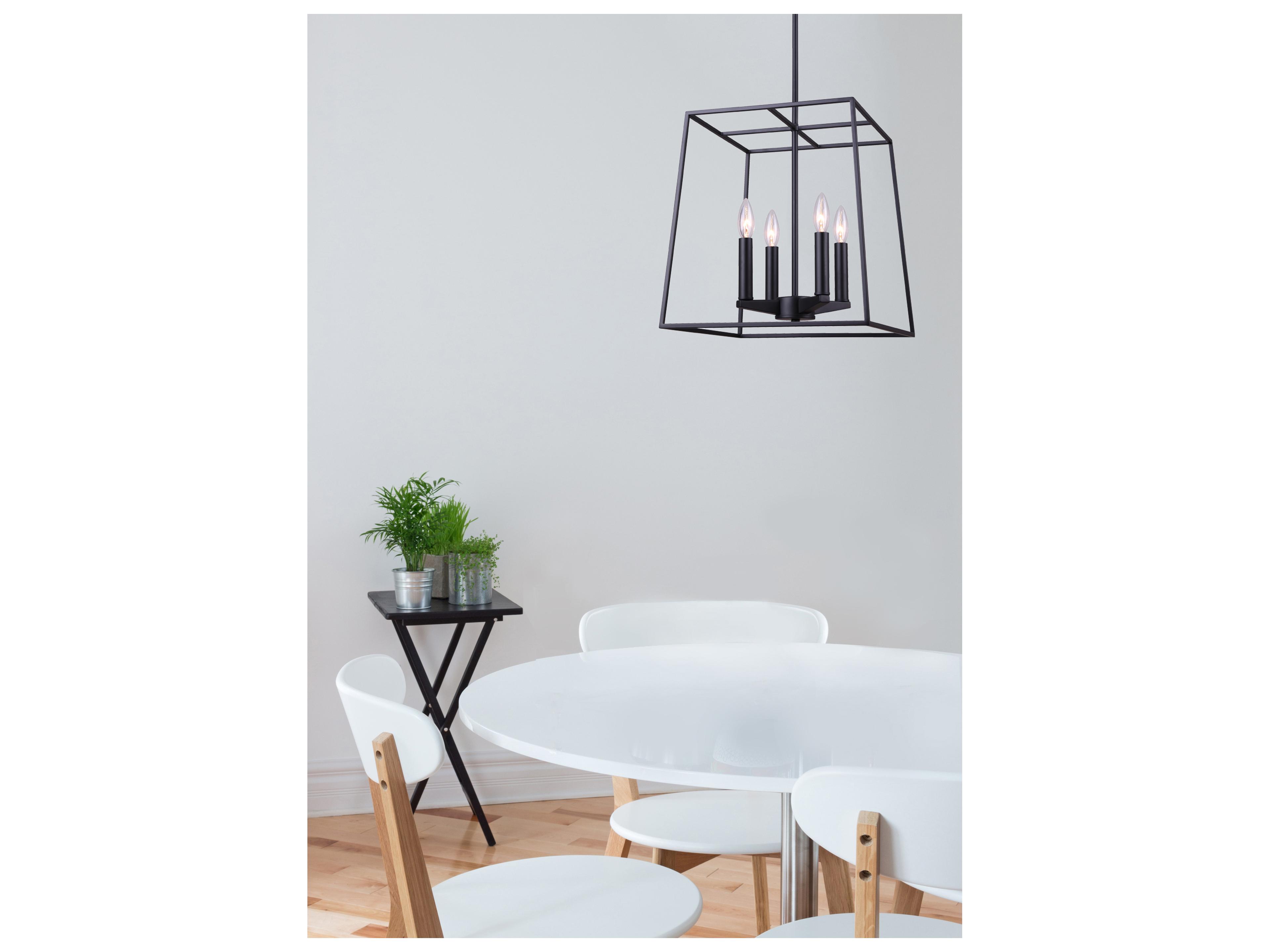 Canarm Wexford 4 -light Black Chandelier