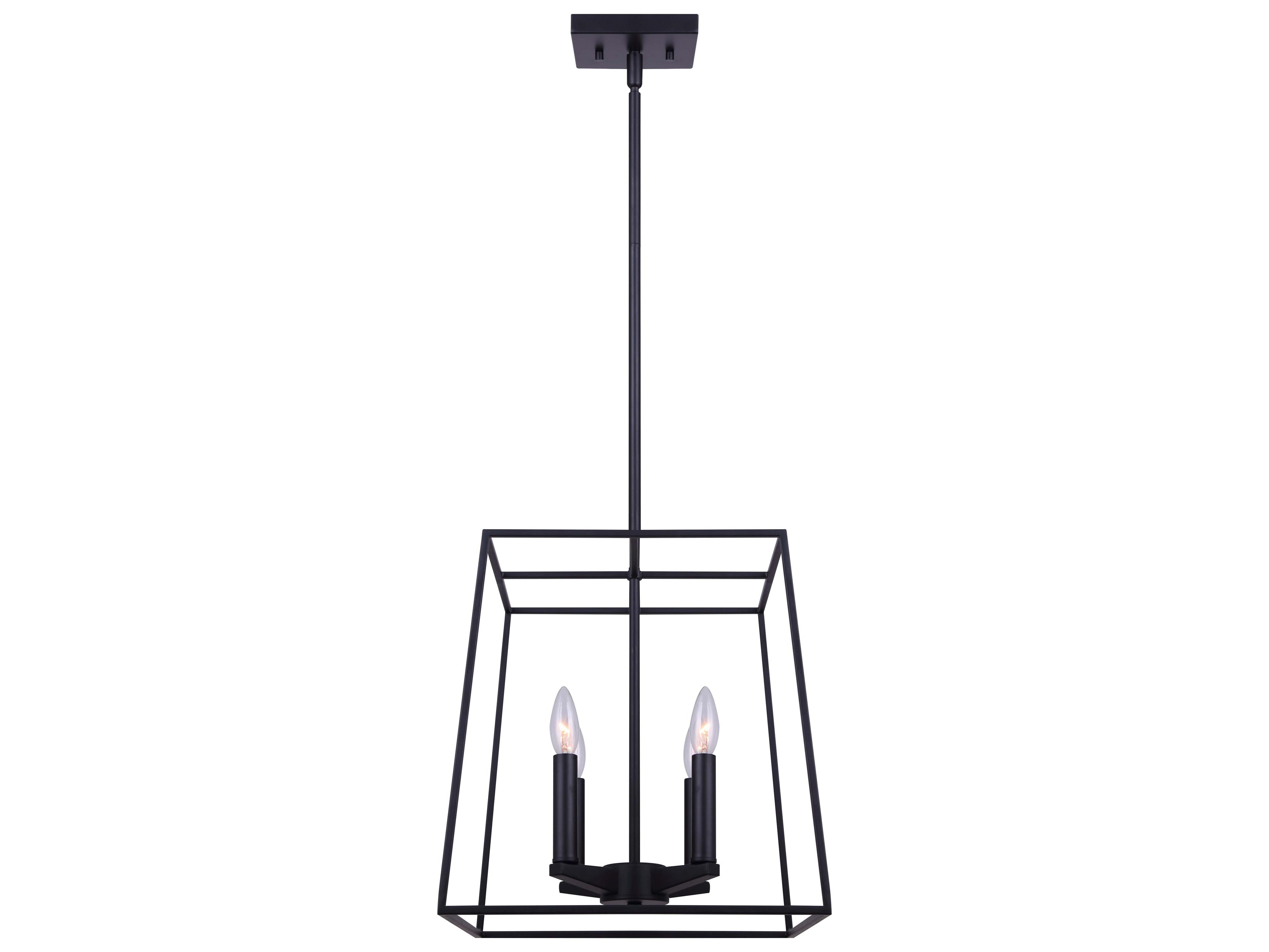 Canarm Wexford 4 -light Black Chandelier