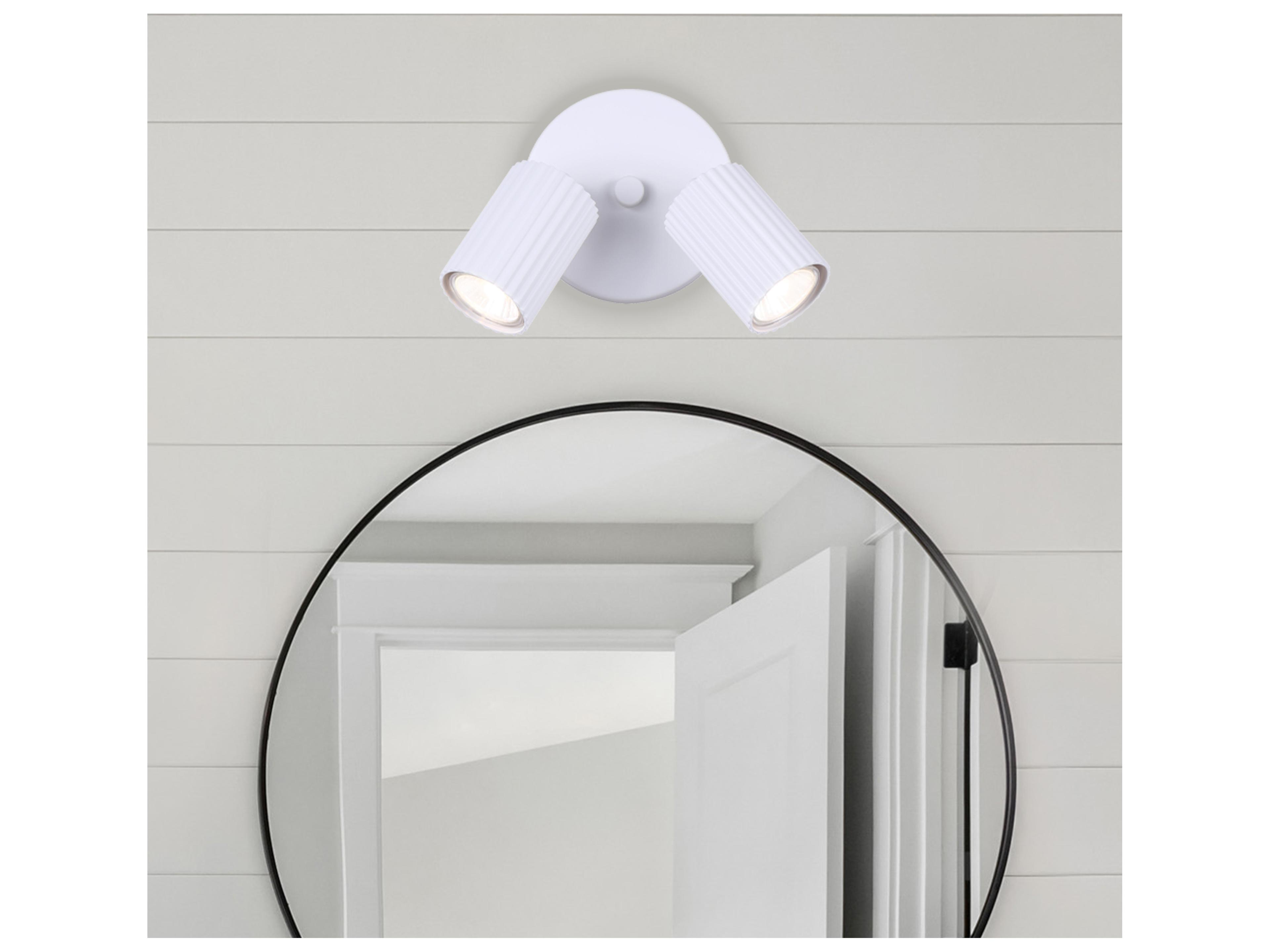 Canarm Rexton 2 -light White Cylinder Spot Light