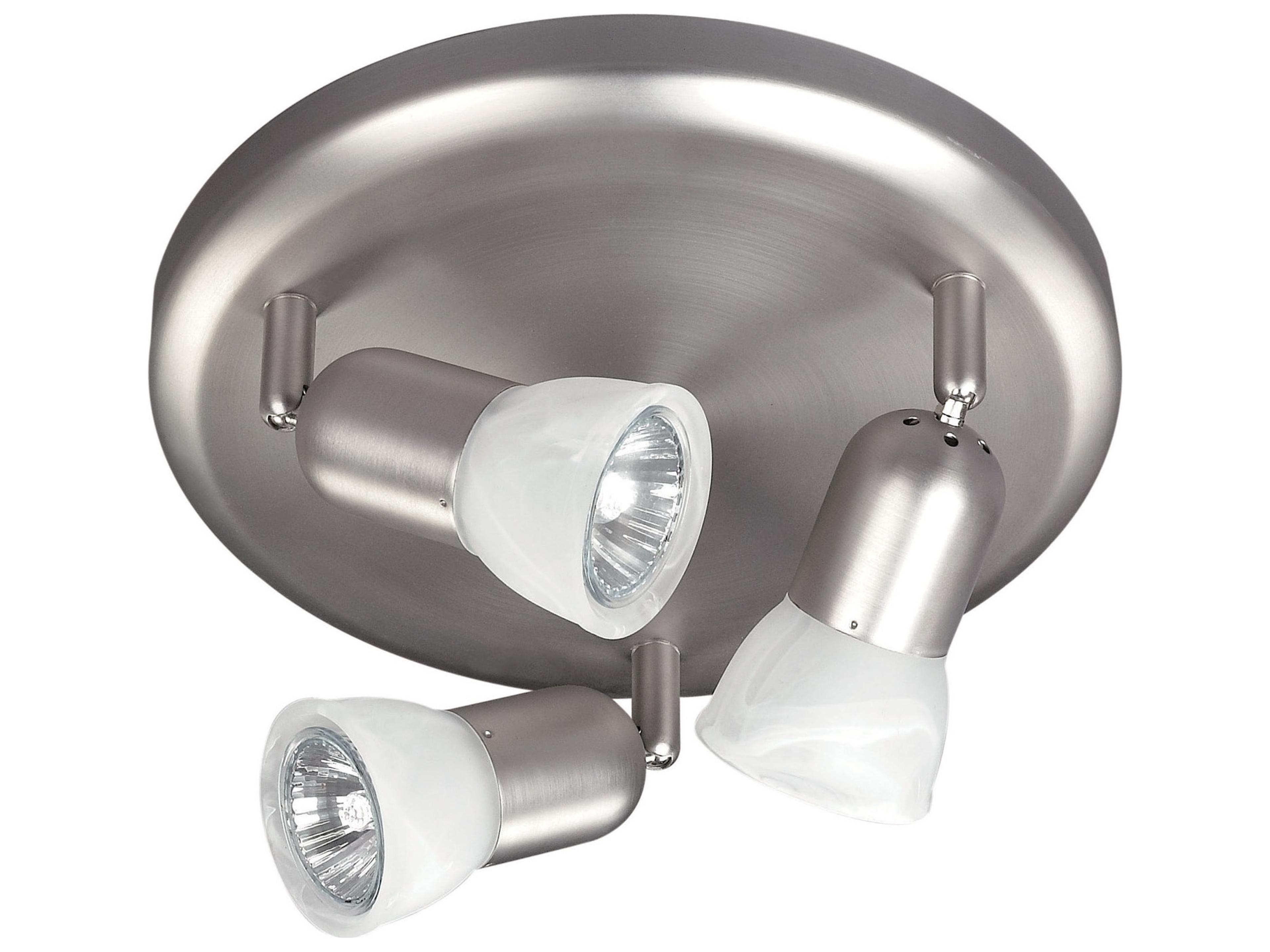 James 3 -light Pewter Track & Rail Light