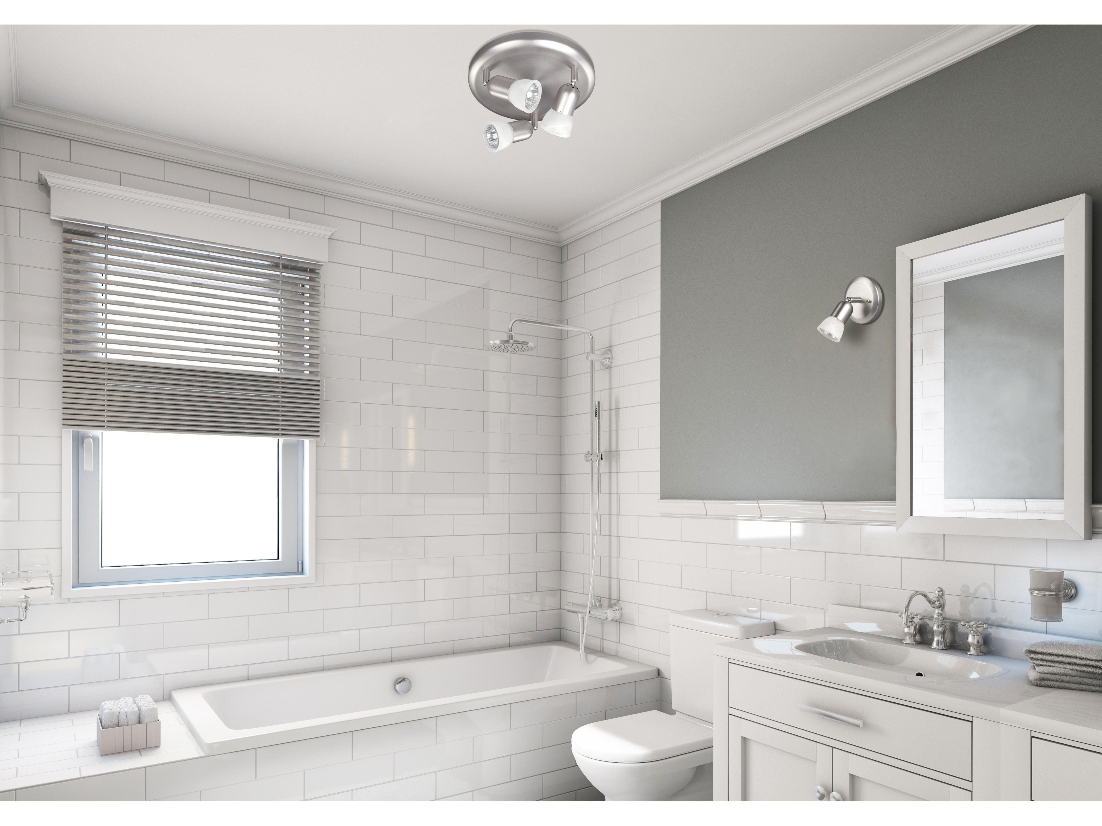 Canarm James 3 -light Pewter Track & Rail Light