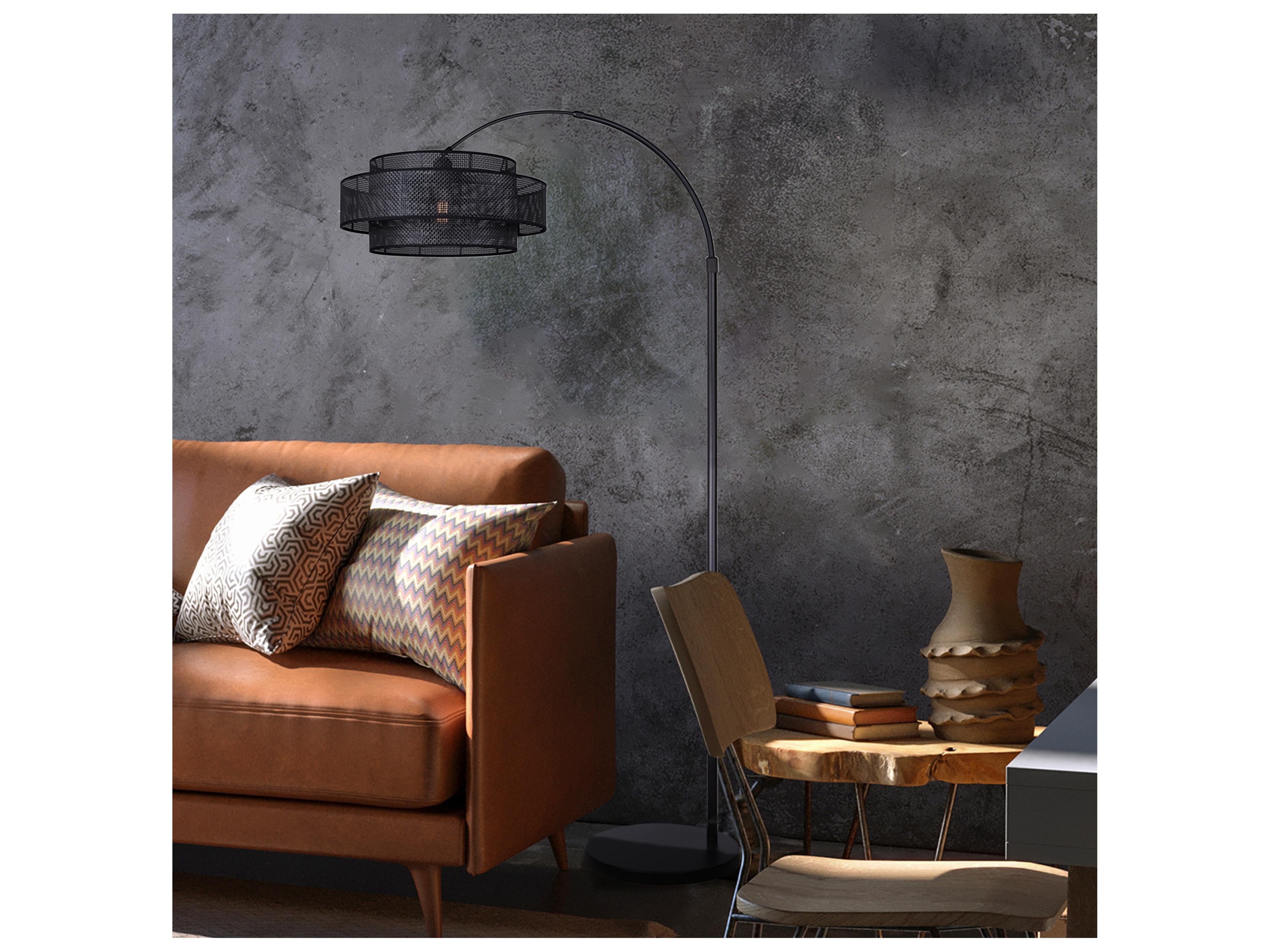 Canarm Bellamy Black Floor Lamp