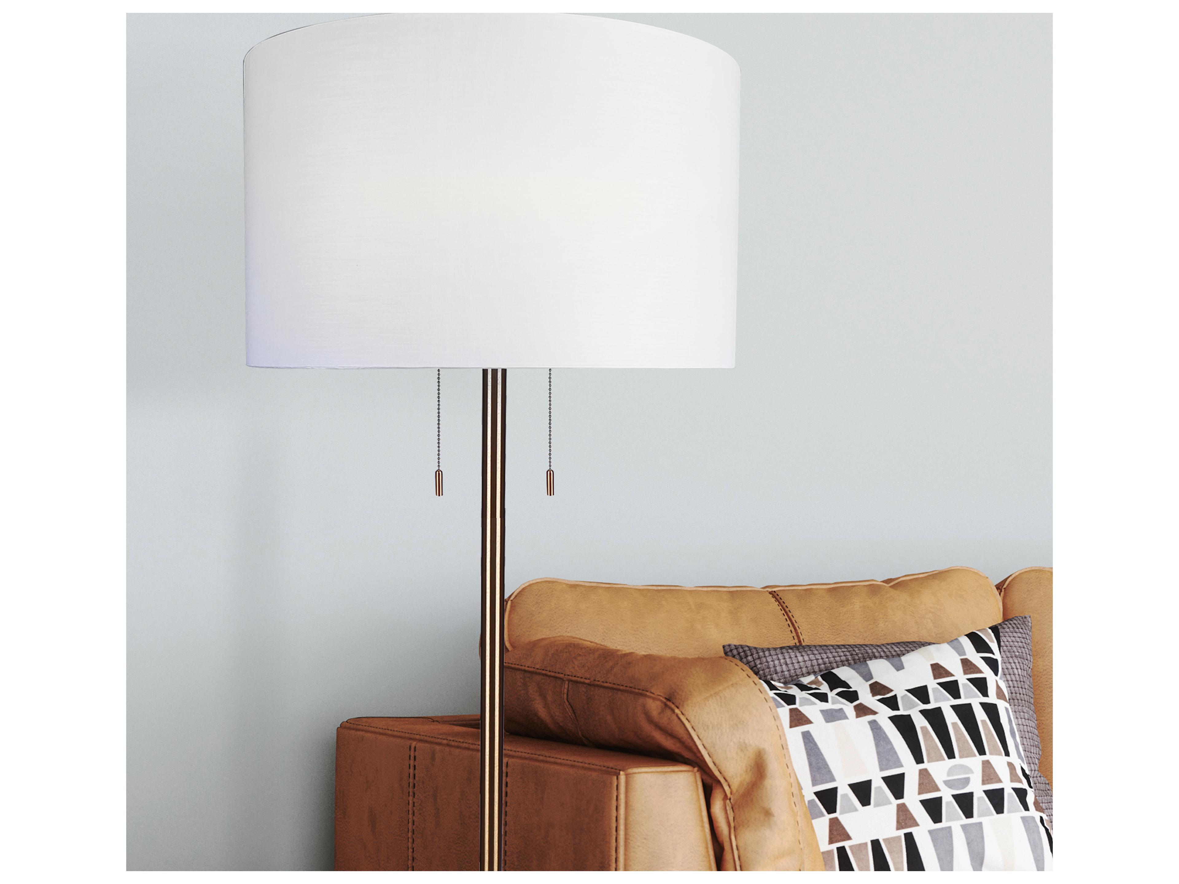 Canarm Clara Gold Floor Lamp