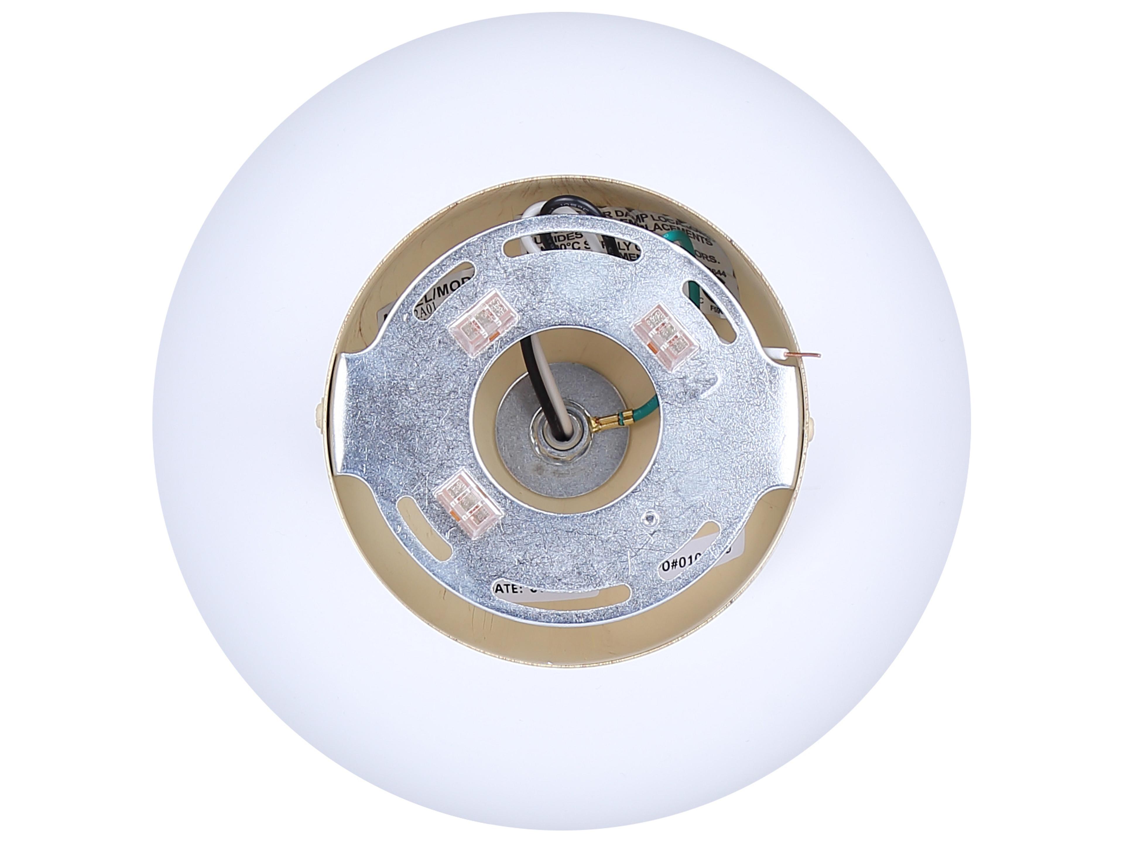 Canarm Caleb 1 -light White Dome Flush Mount