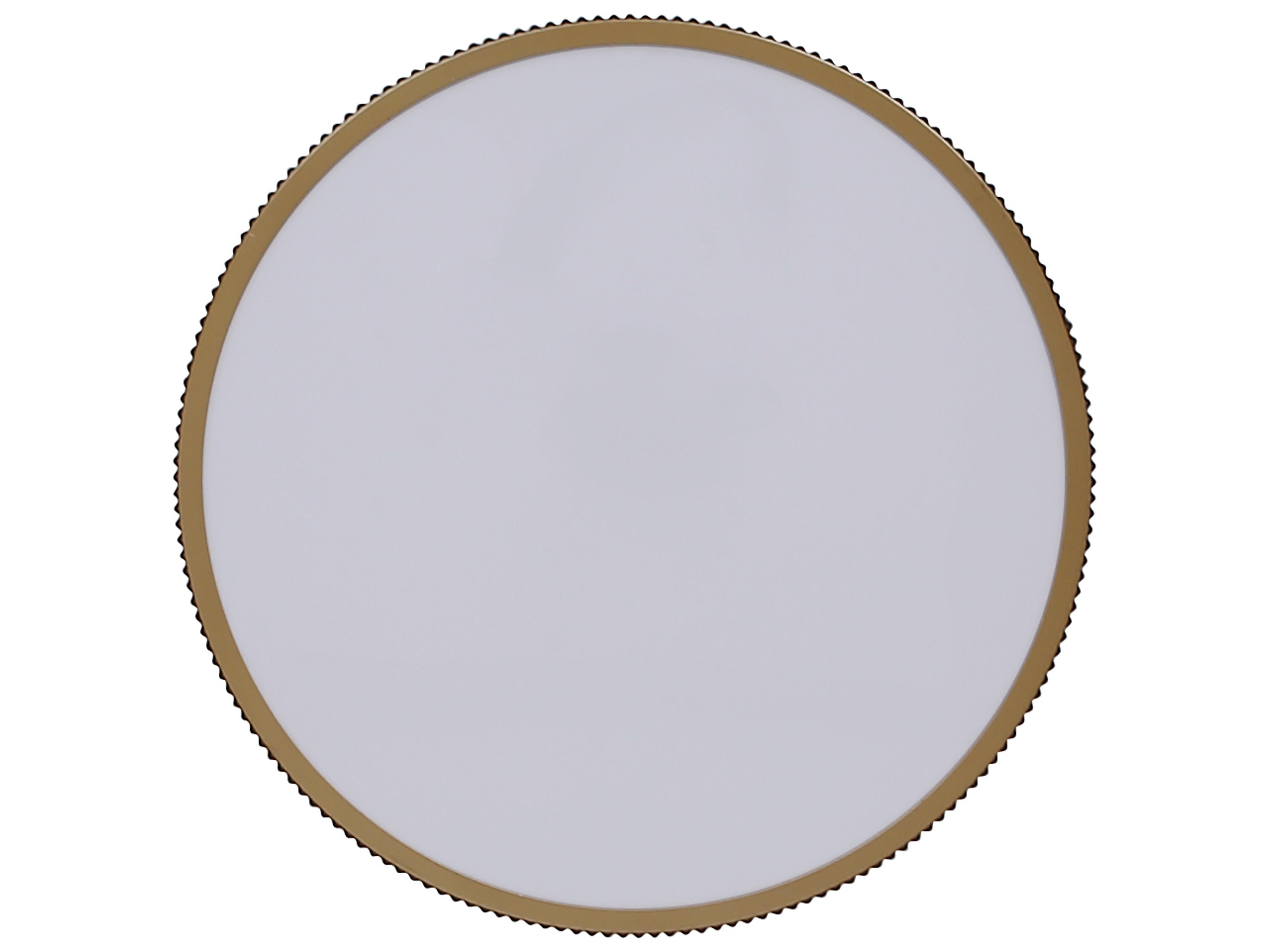 Canarm Scarlett 2 -light Gold Drum Semi Flush Mount