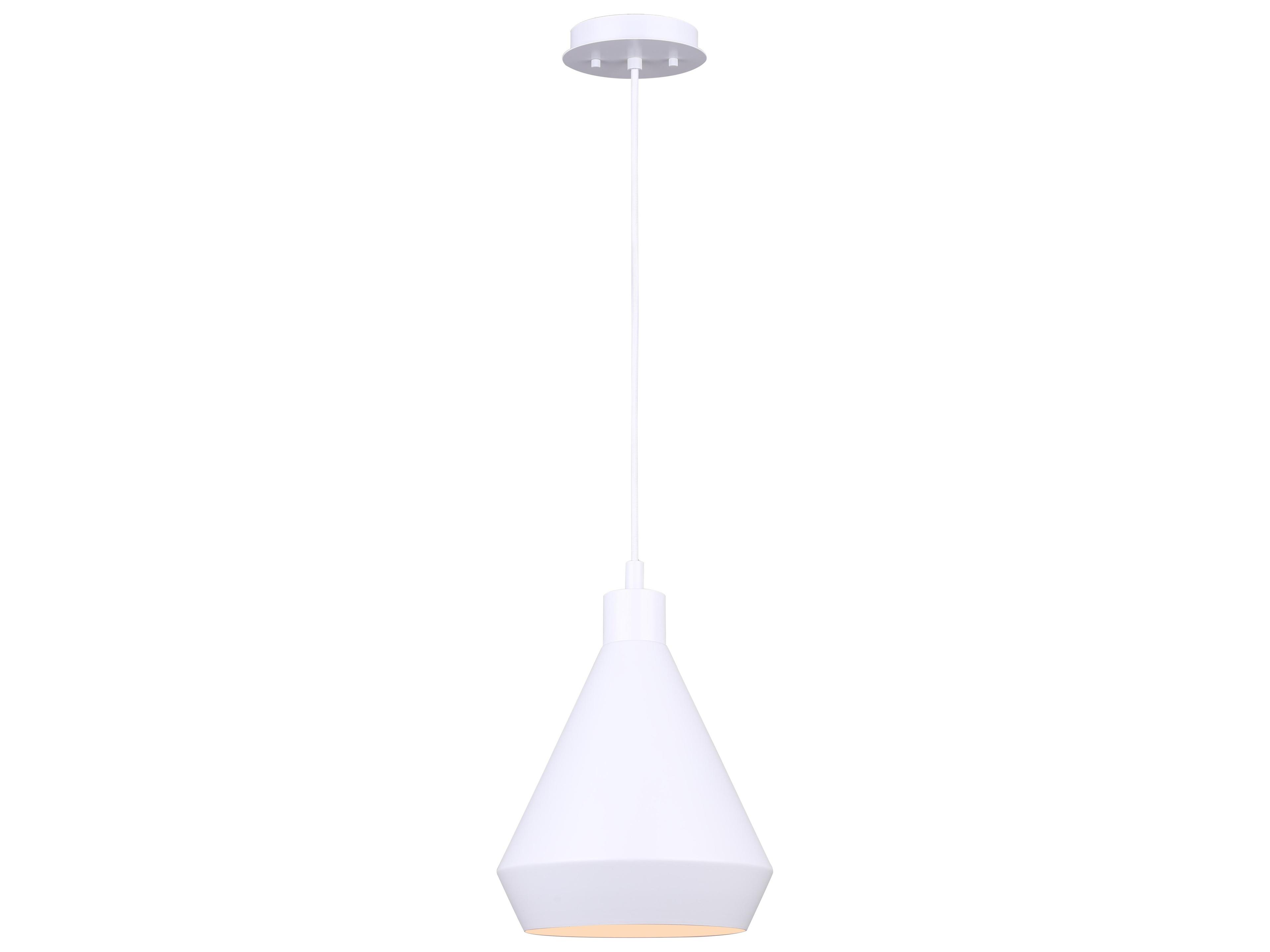 Byck 1 -light White Mini Pendant