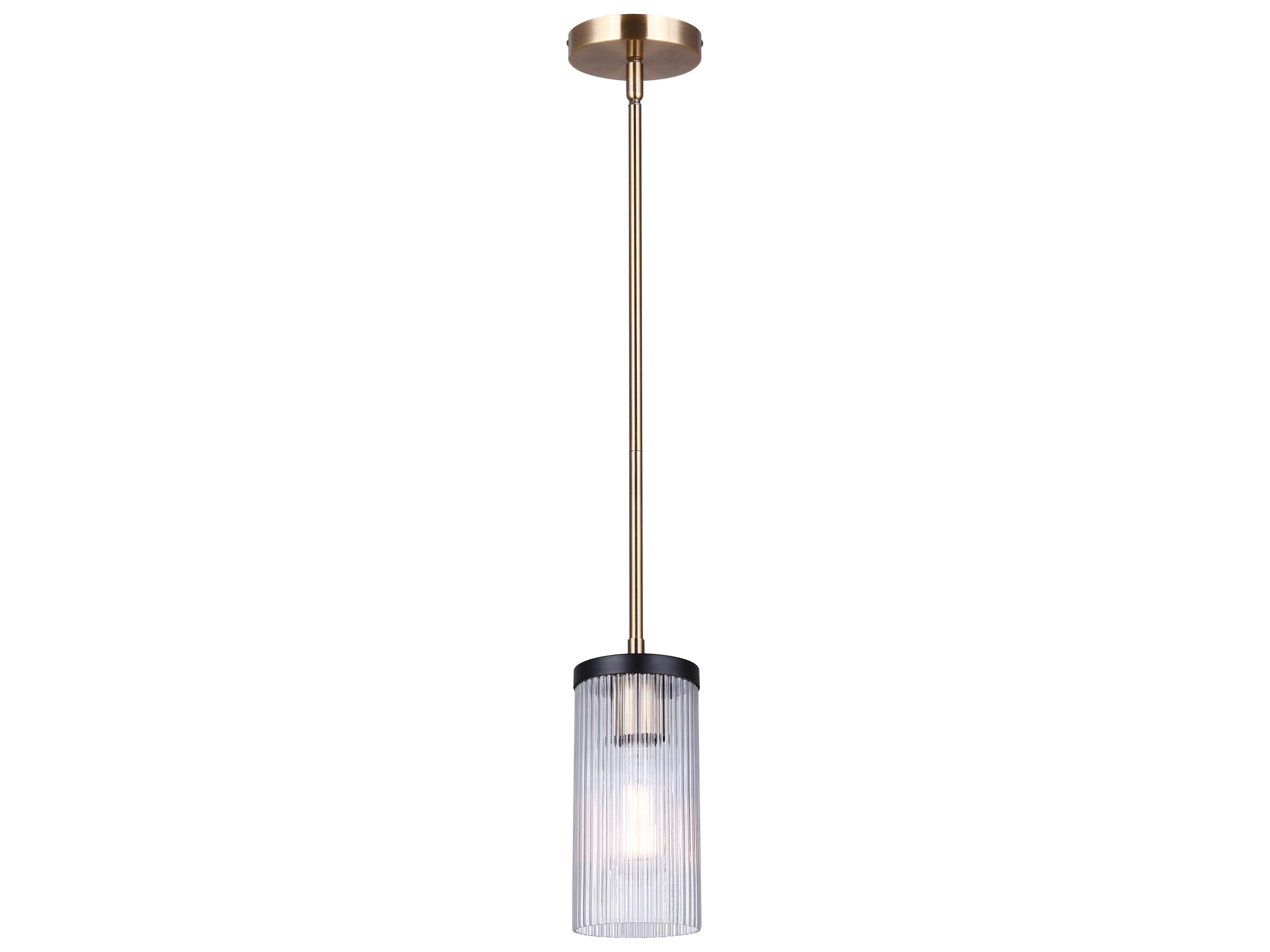 Jenner 1 -light Black Cylinder Mini Pendant