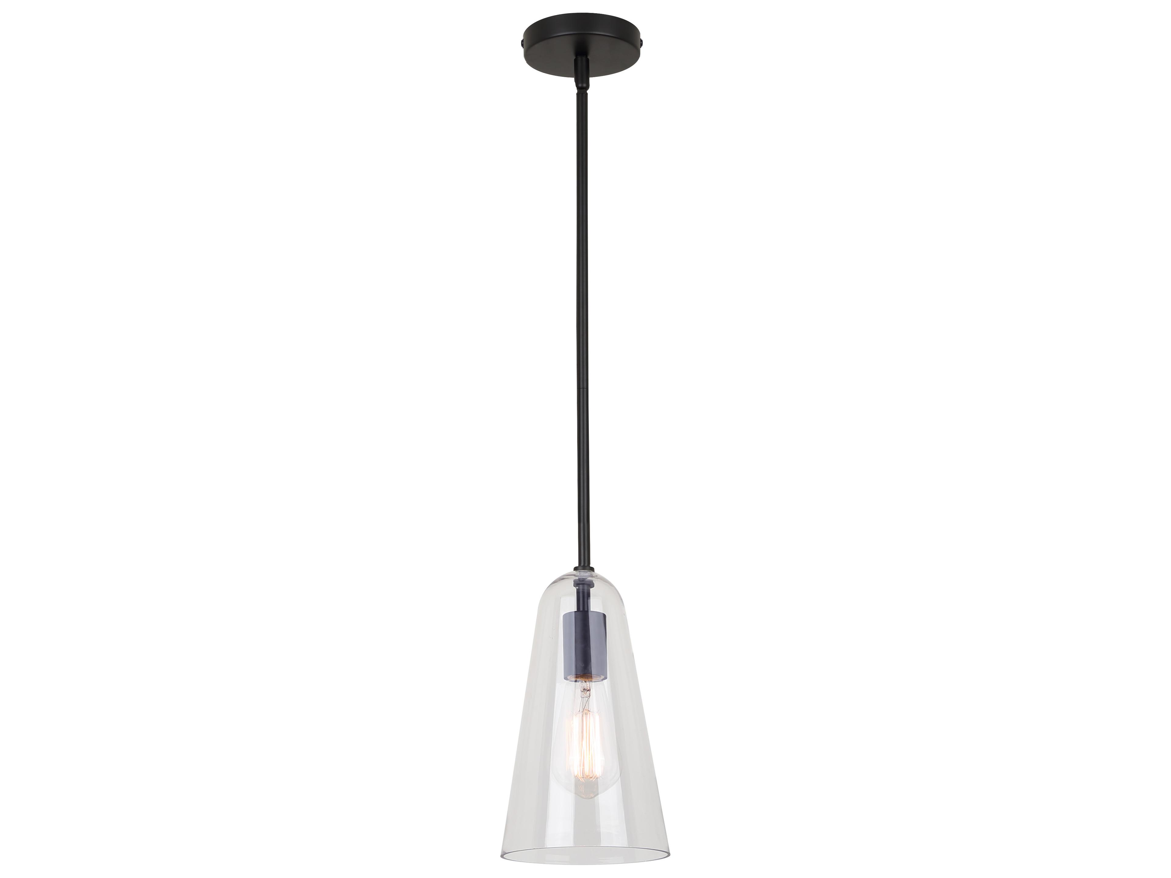 Luisa 1 -light Black Mini Pendant