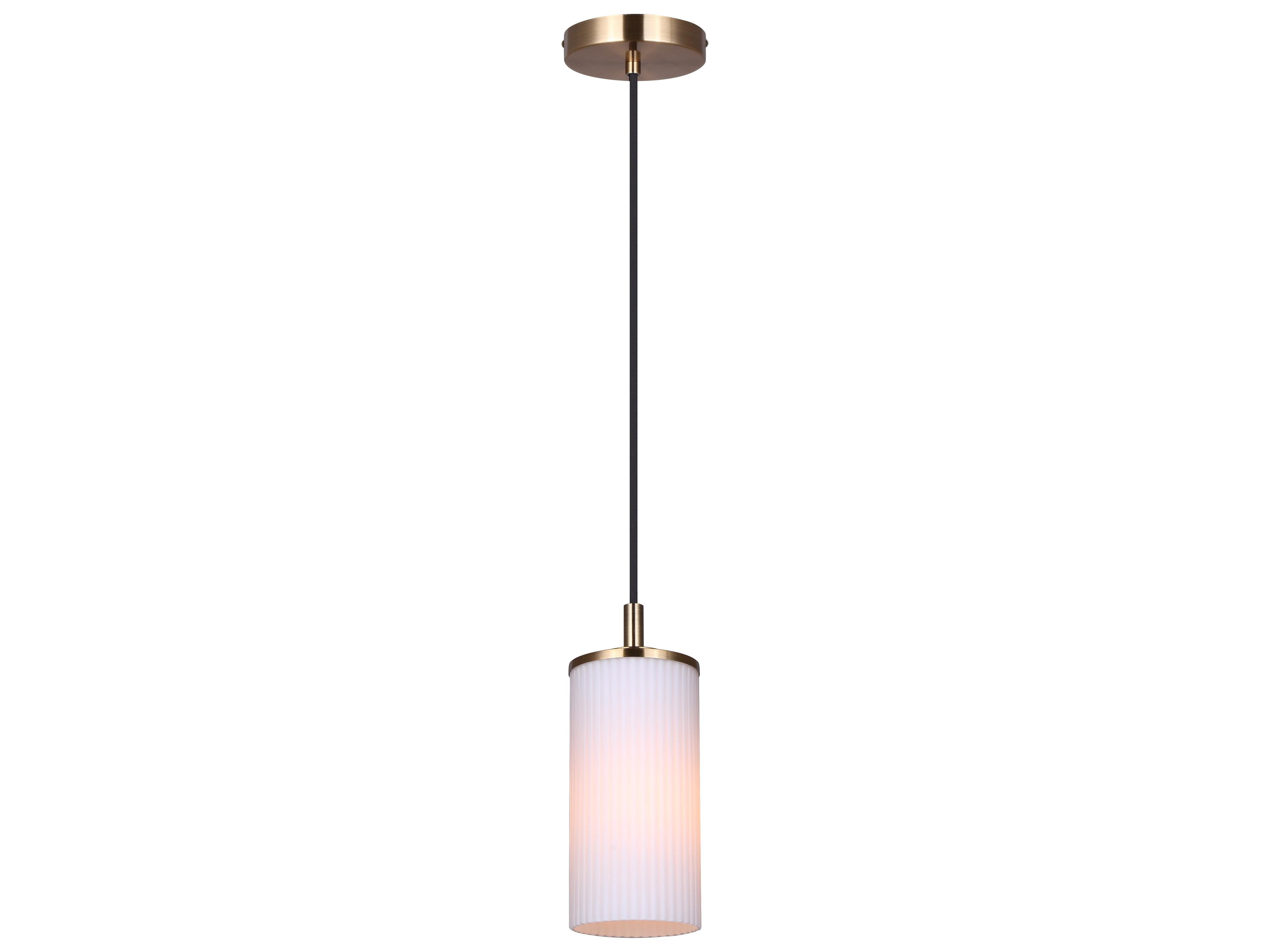 Kinslea 1 -light Gold Cylinder Mini Pendant