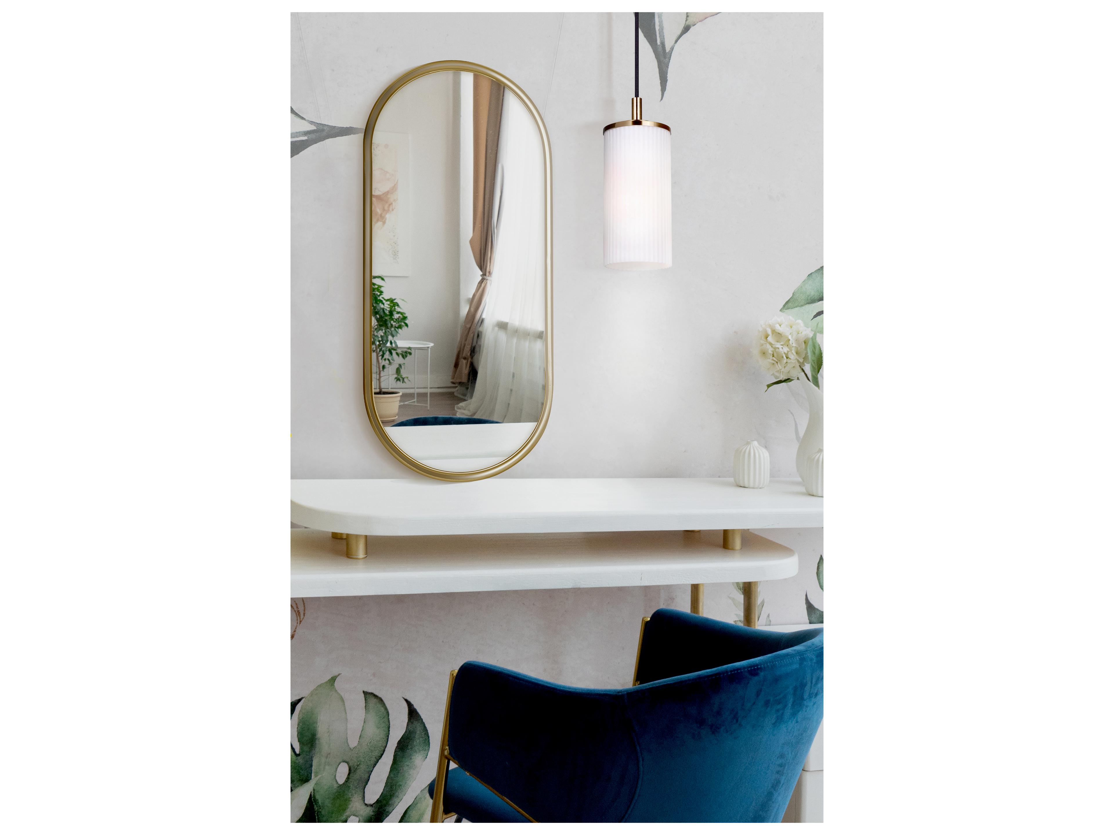 Canarm Kinslea 1 -light Gold Cylinder Mini Pendant