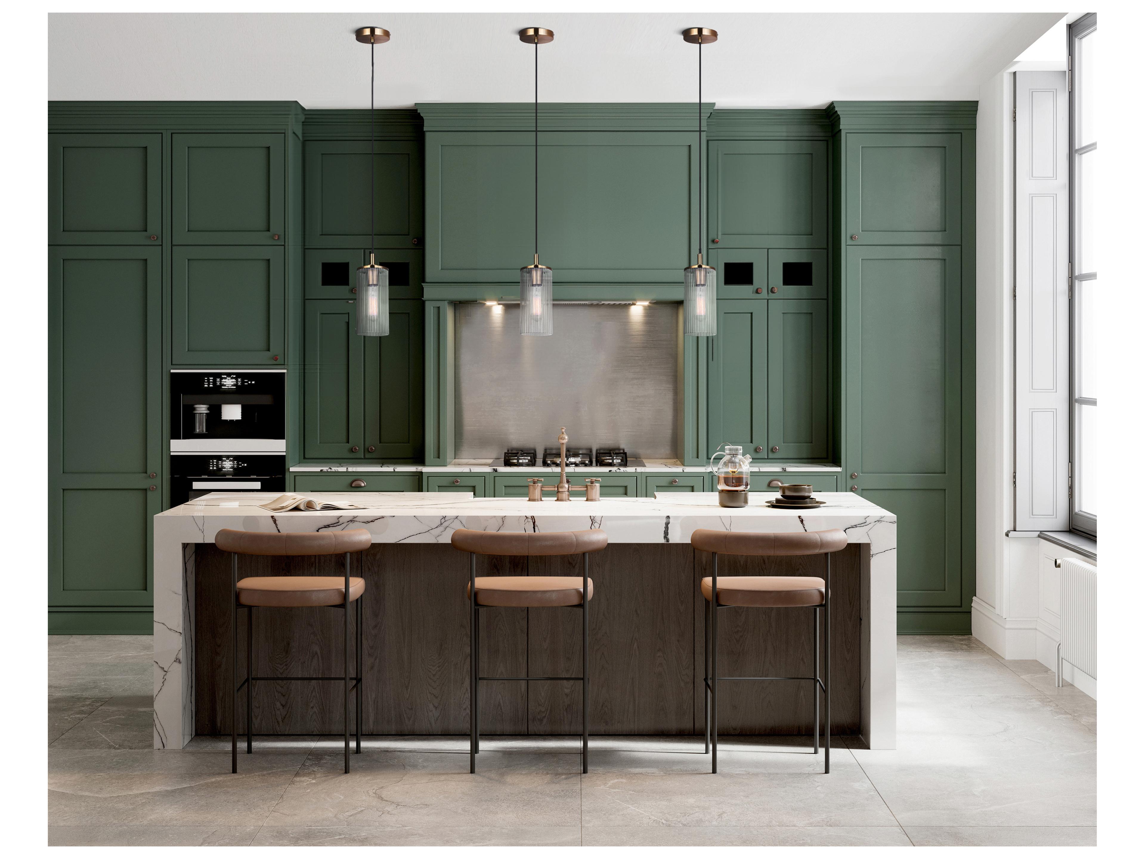 Canarm Kinslea 1 -light Gold Cylinder Mini Pendant