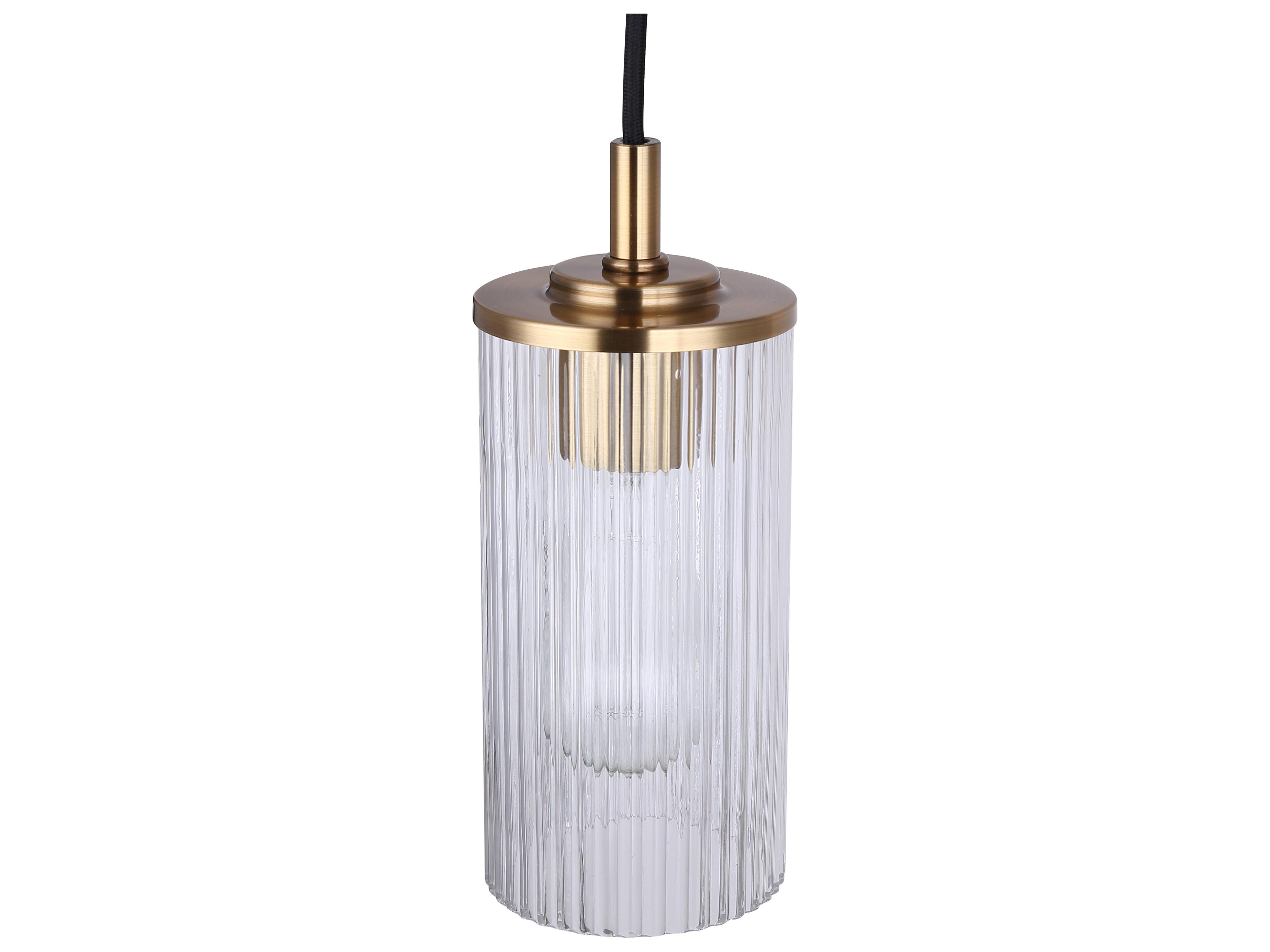 Canarm Kinslea 1 -light Gold Cylinder Mini Pendant