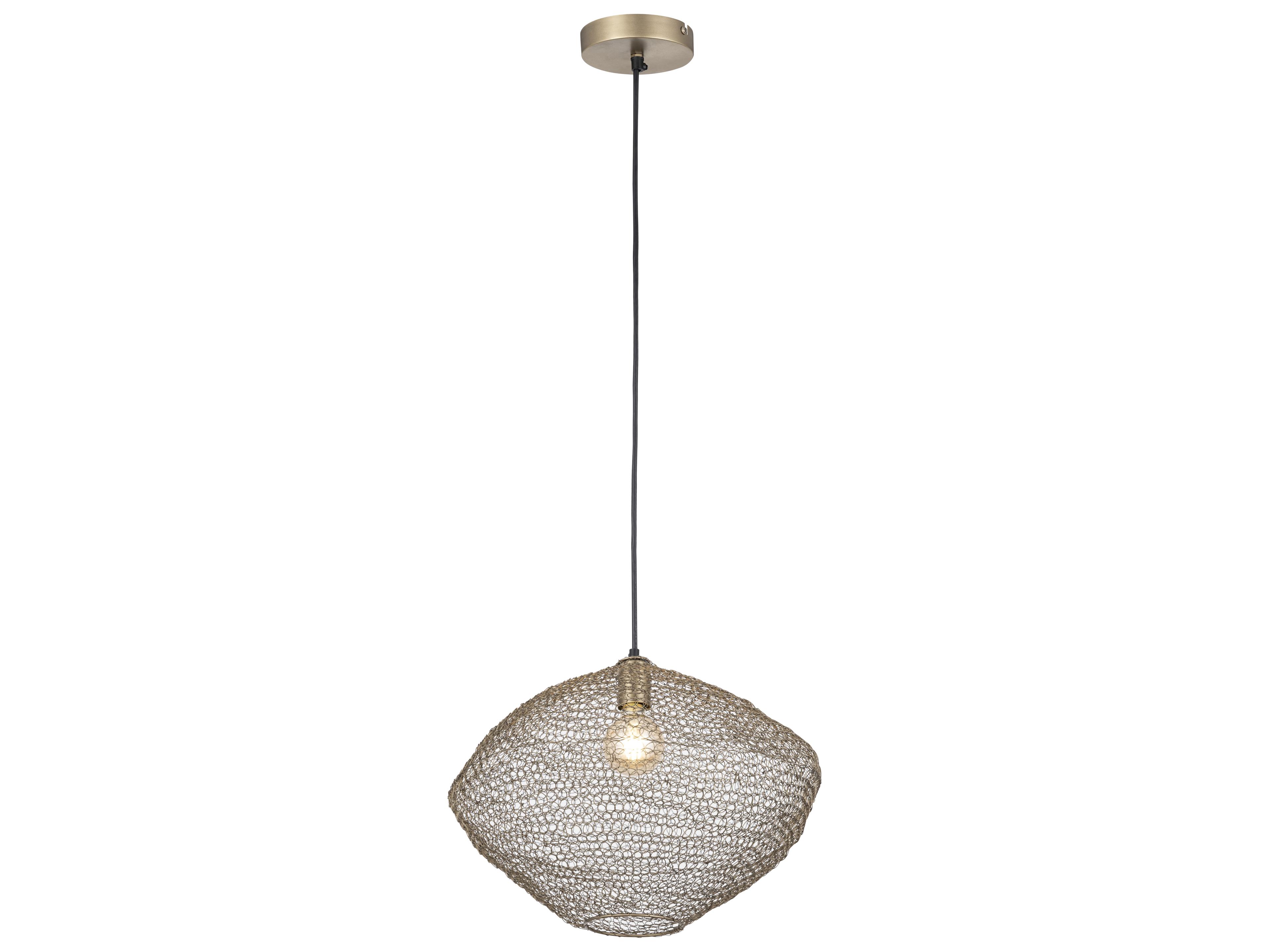 Warren 1 -light Brass Globe Pendant