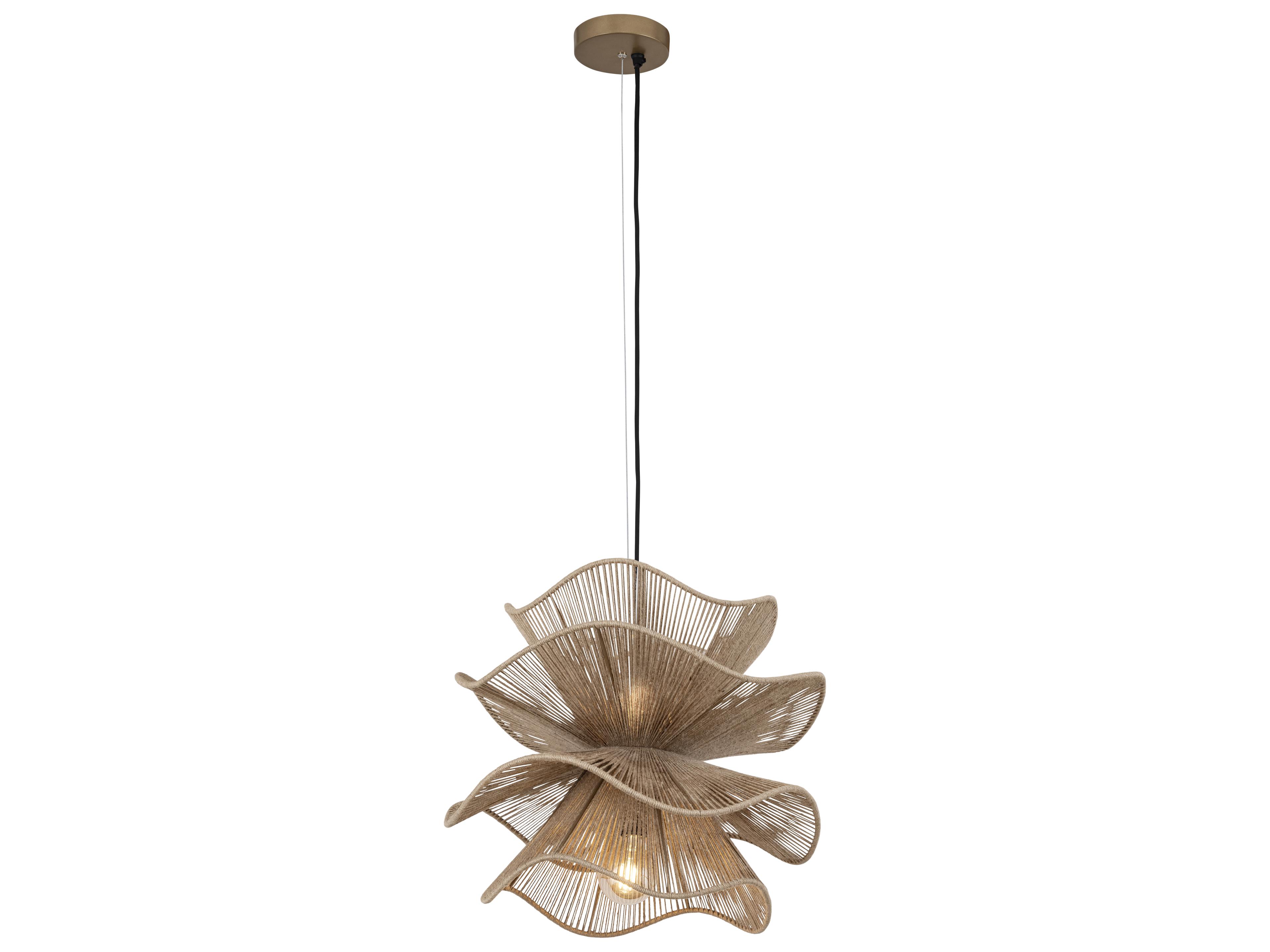 Sage 2 -light Brown Pendant
