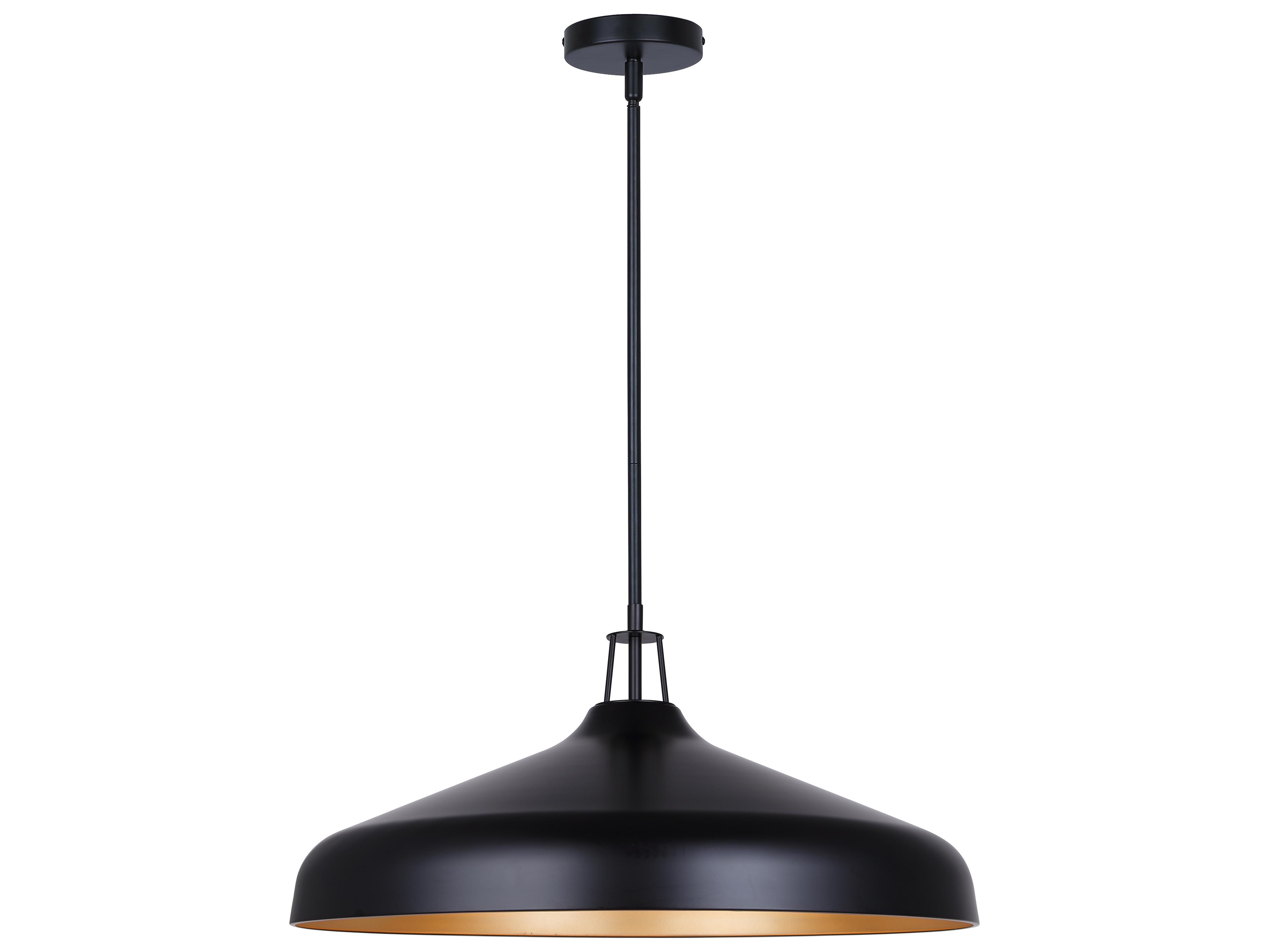 Holland 4 -light Black Bowl Pendant