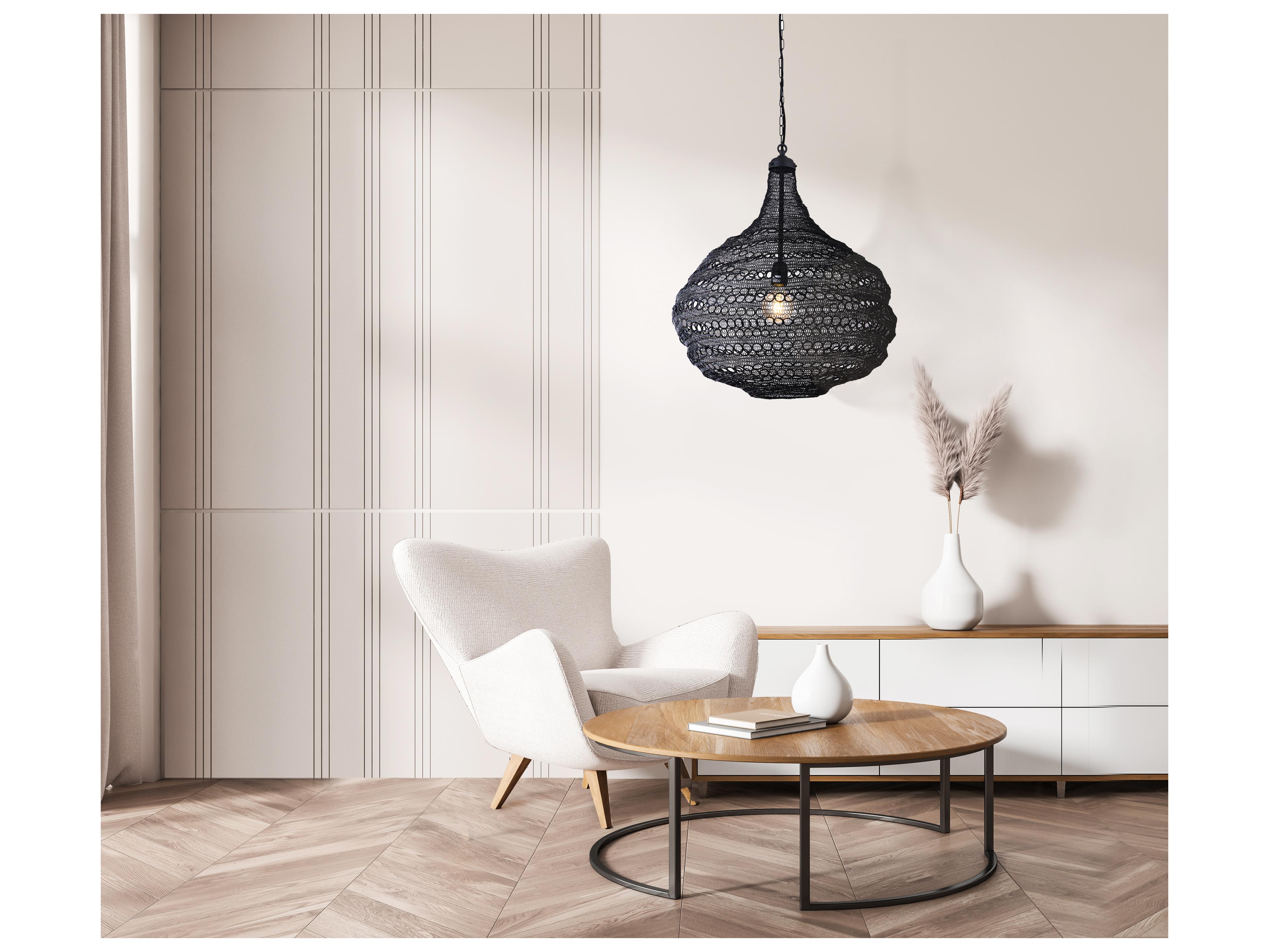 Canarm Zain Black Globe Pendant