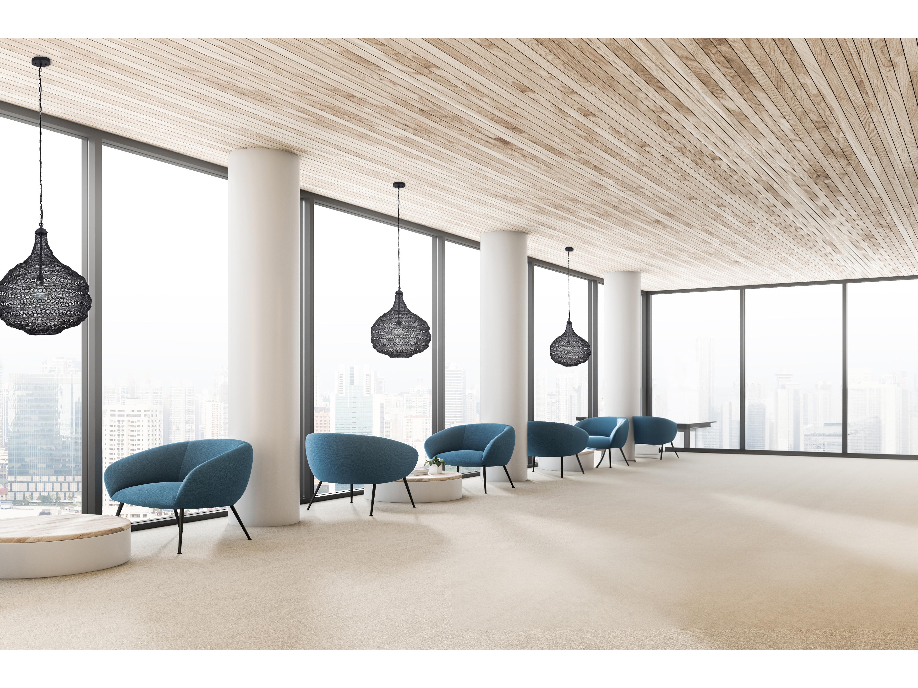 Canarm Zain Black Globe Pendant