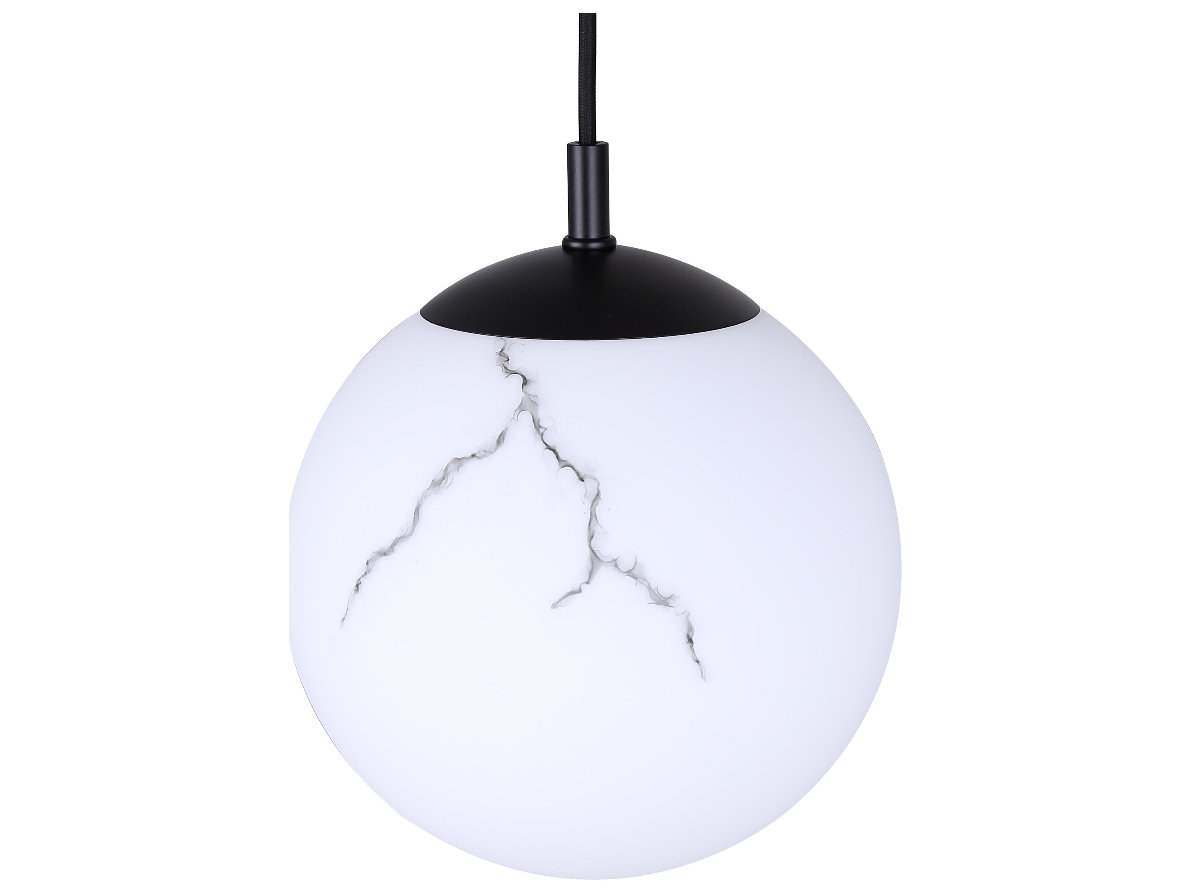 Canarm Halsey 1 -light Black Globe Mini Pendant