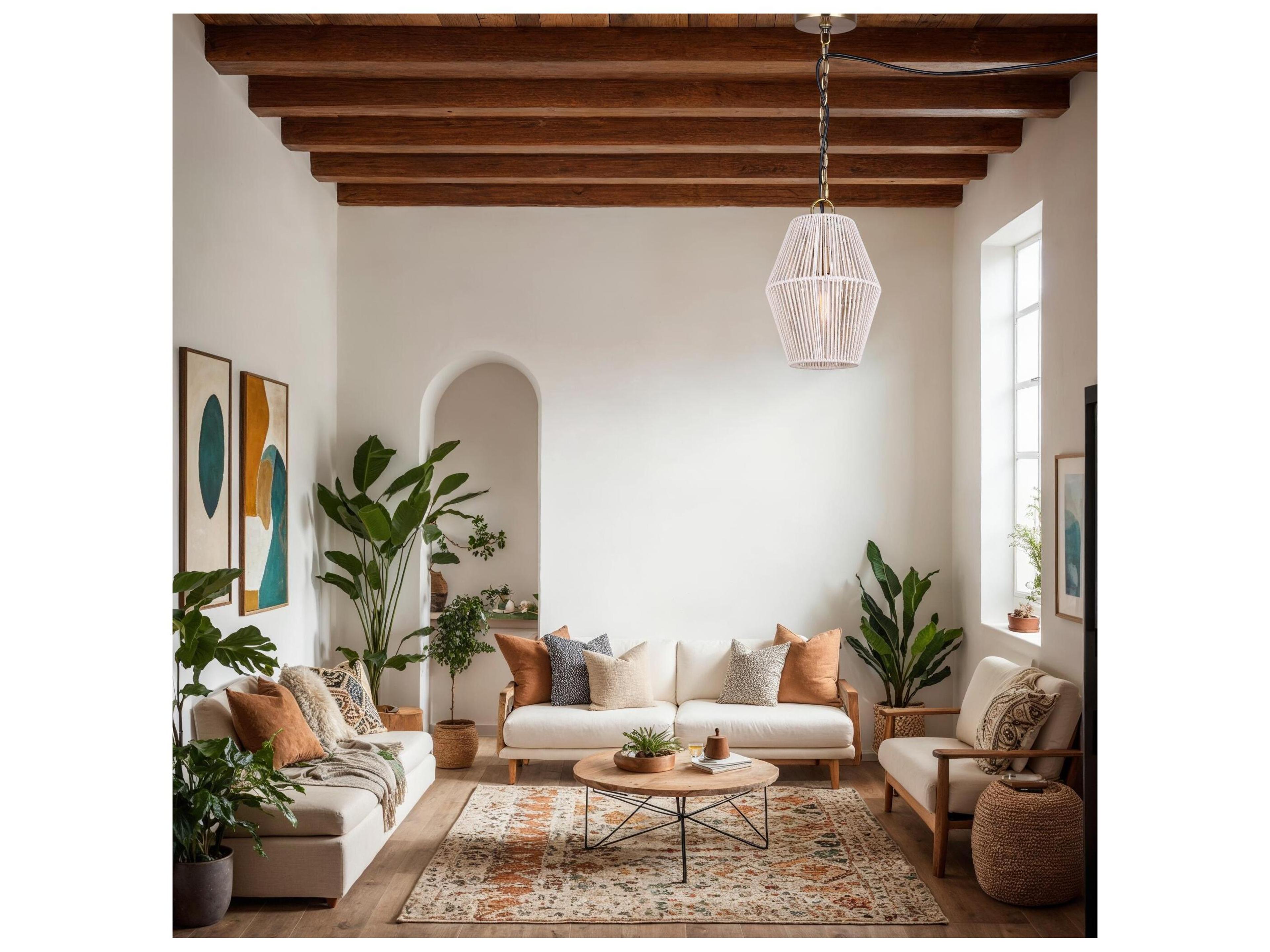 Canarm Klima 1 -light Gold Geometric Mini Pendant