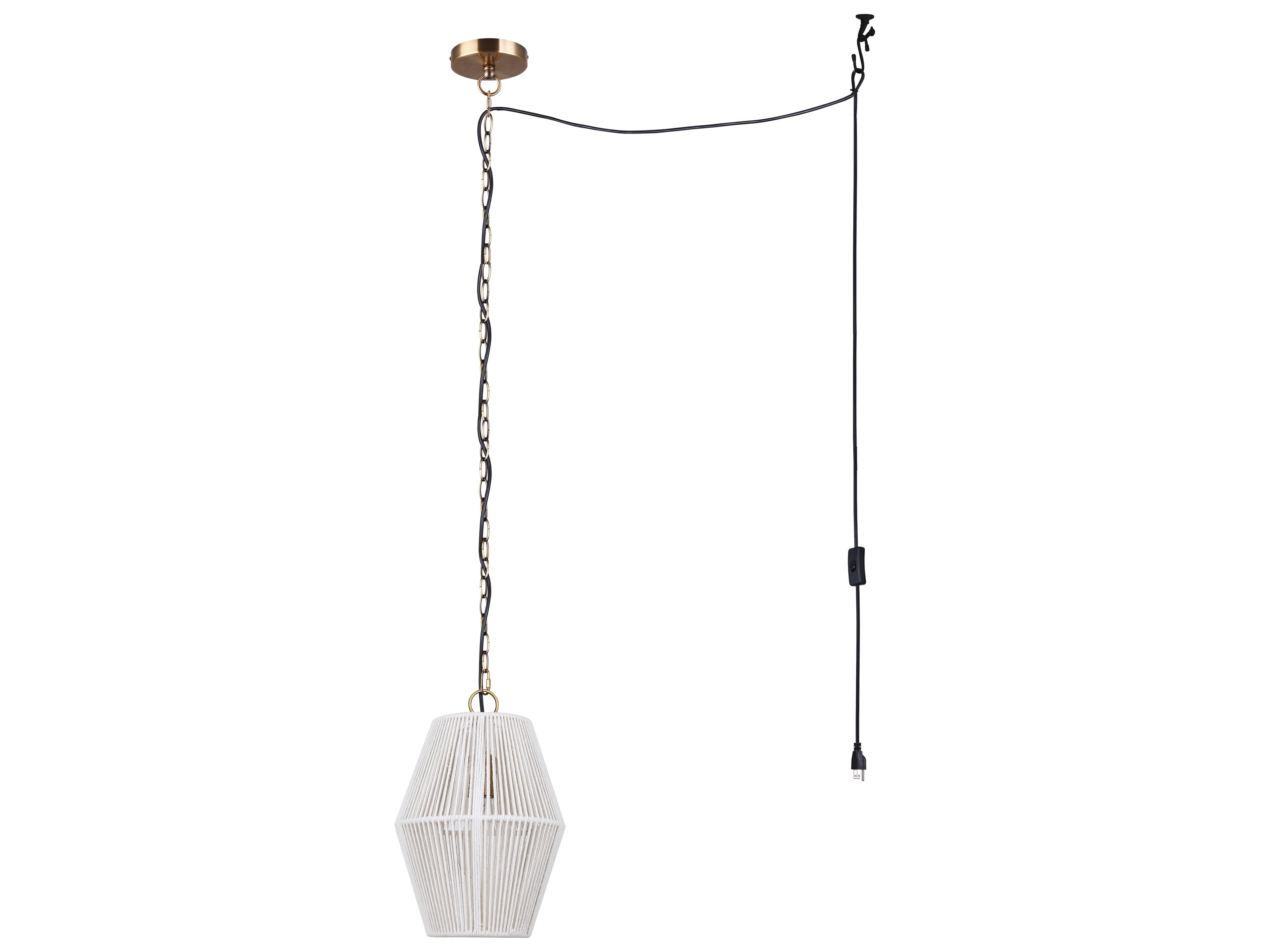 Canarm Klima 1 -light Gold Geometric Mini Pendant