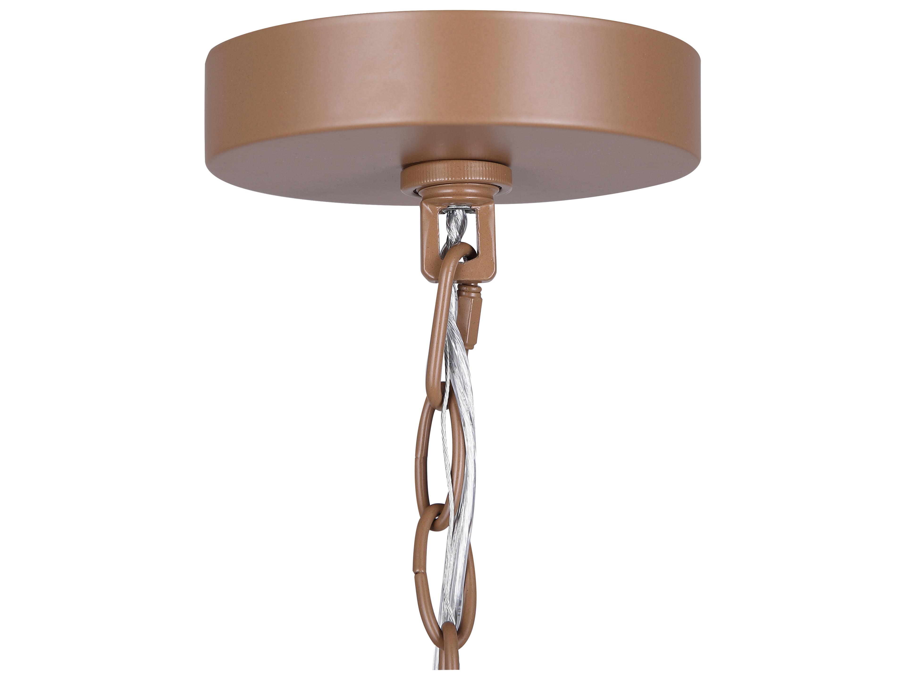 Canarm Aura 3 -light Brown Pendant
