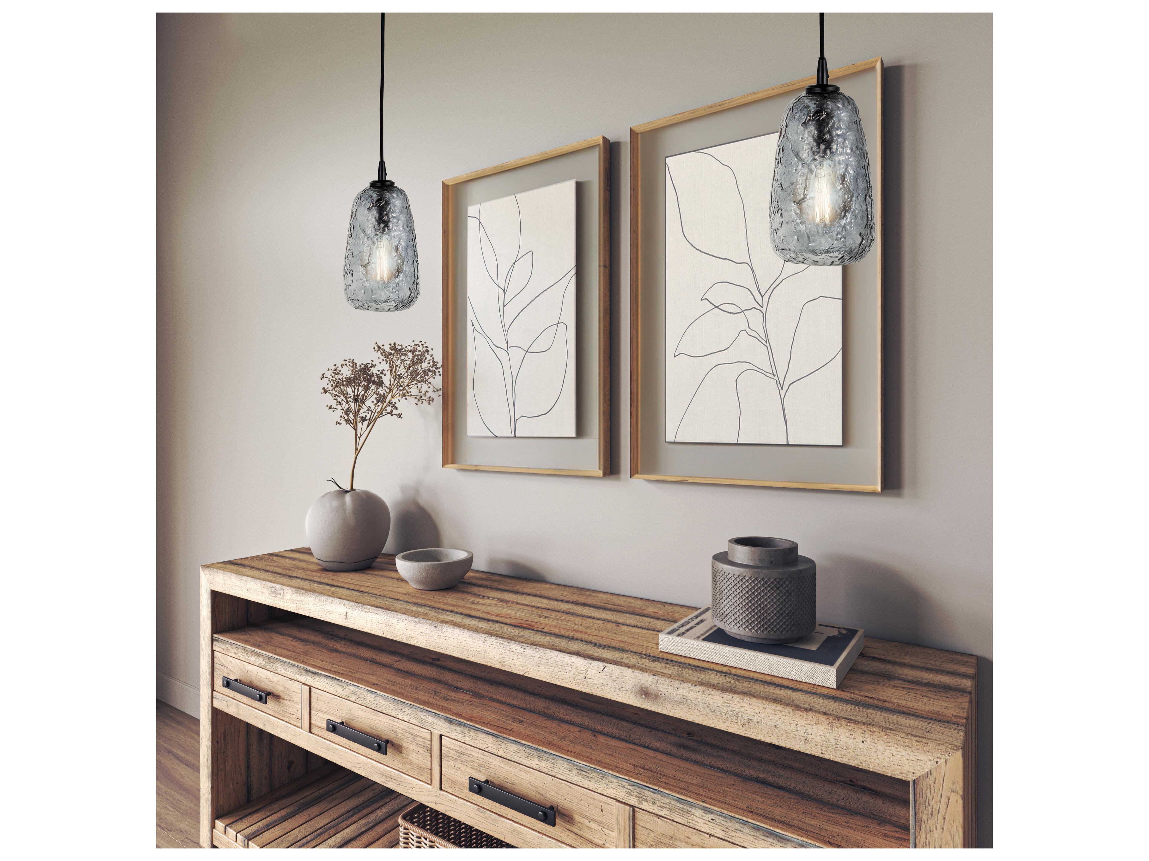 Canarm Eden 1 -light Black Mini Pendant