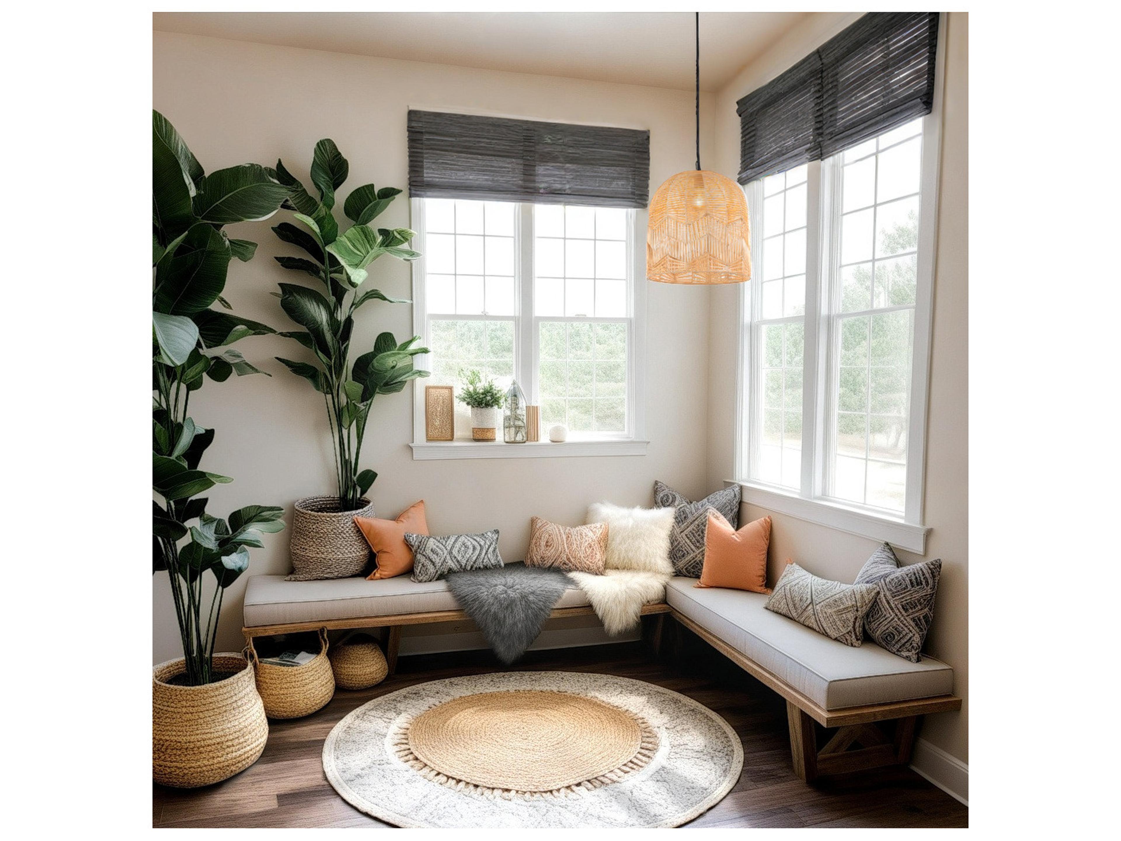 Canarm Indy 1 -light Brown Bell Pendant