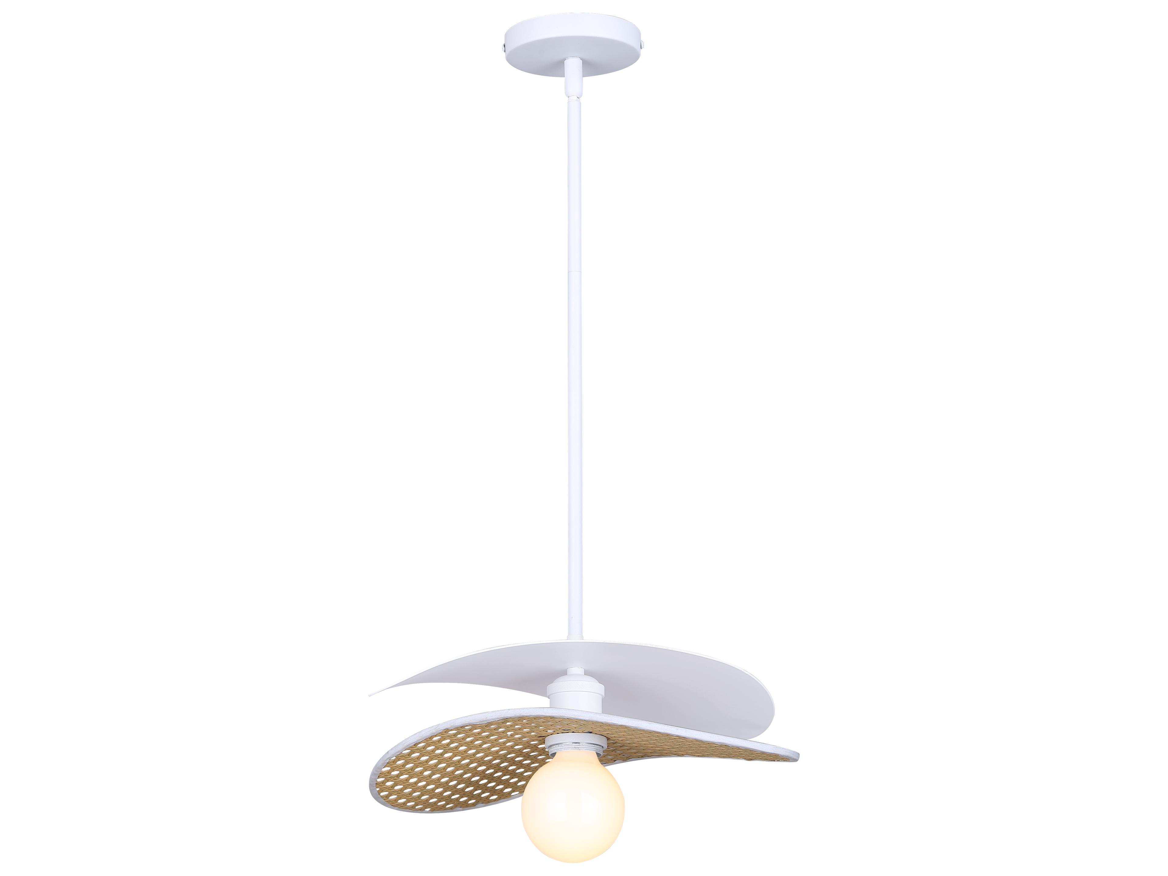 Elodie 1 -light White Pendant