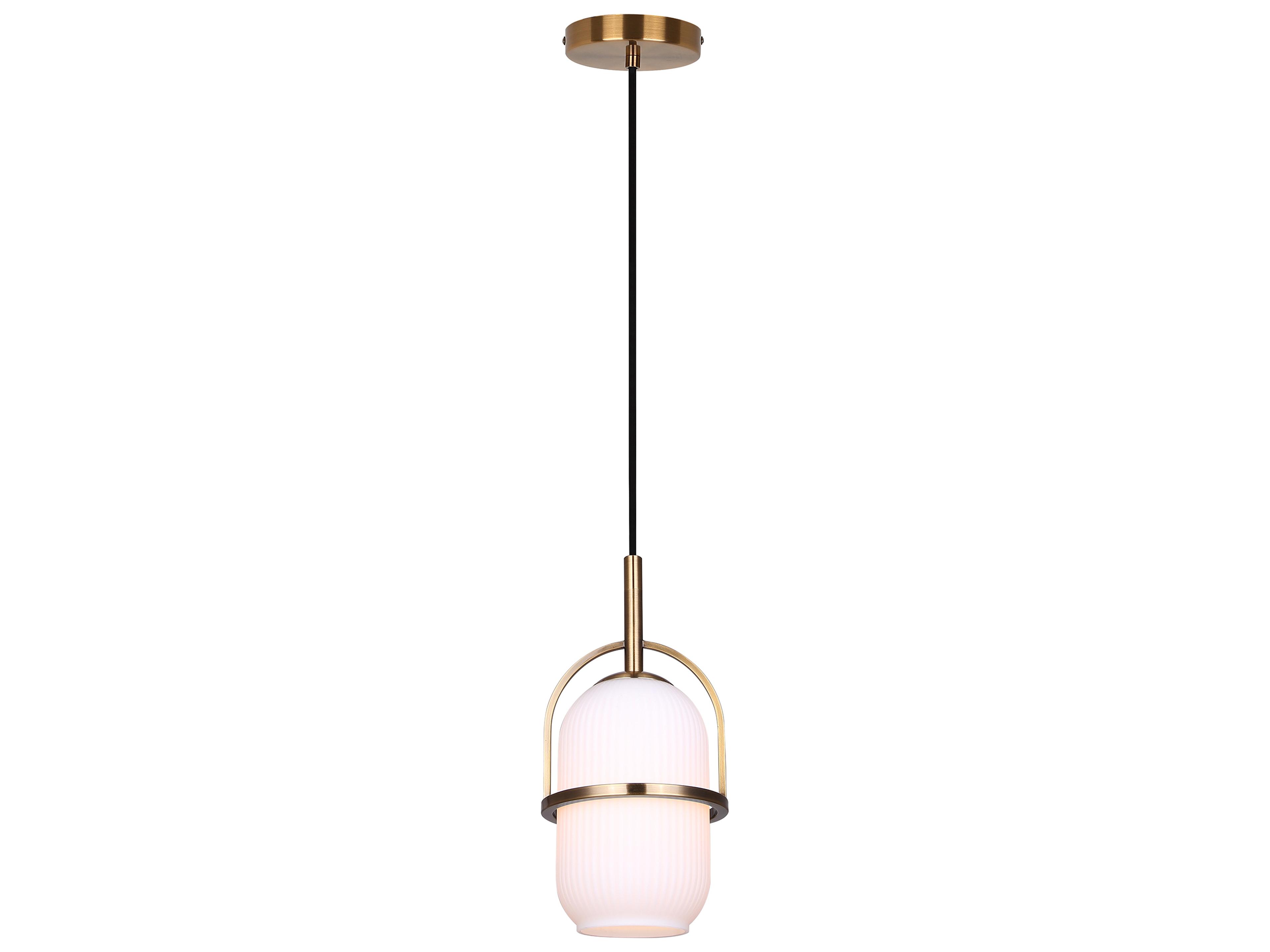 Eve 1 -light Gold Cylinder Mini Pendant