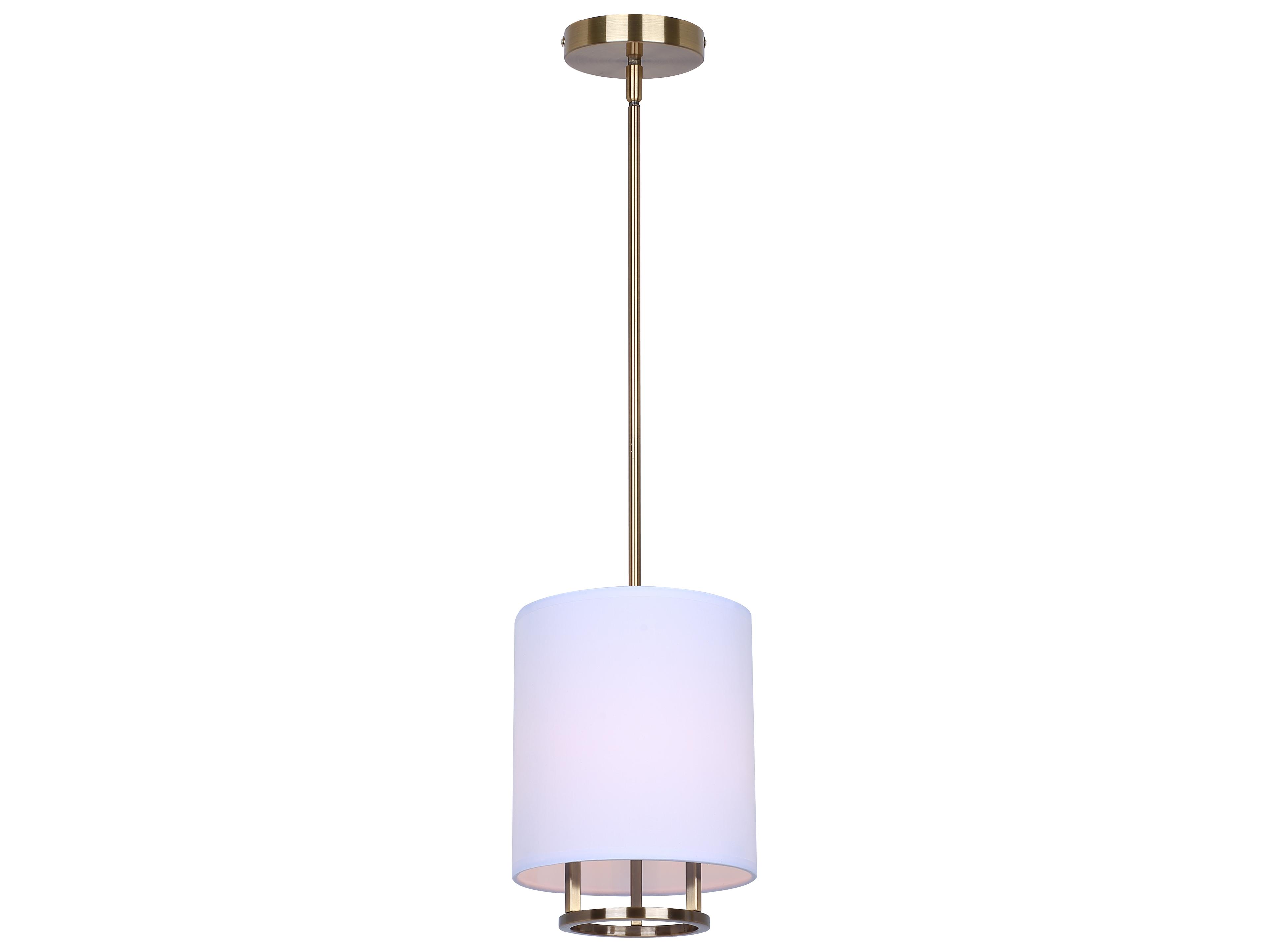 Bonnie 1 -light Gold Drum Mini Pendant