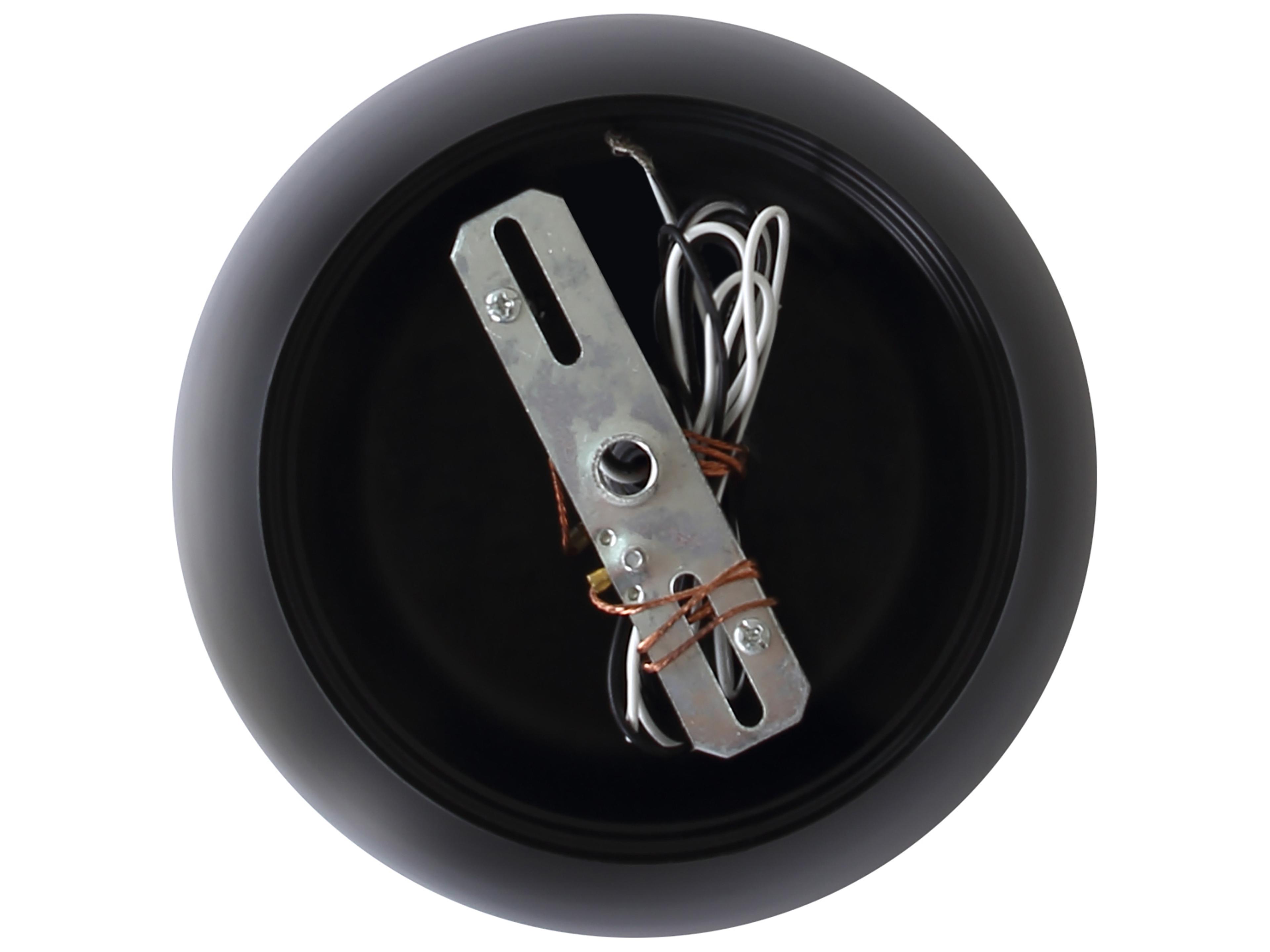 Canarm Polo 1 -light Black Dome Pendant