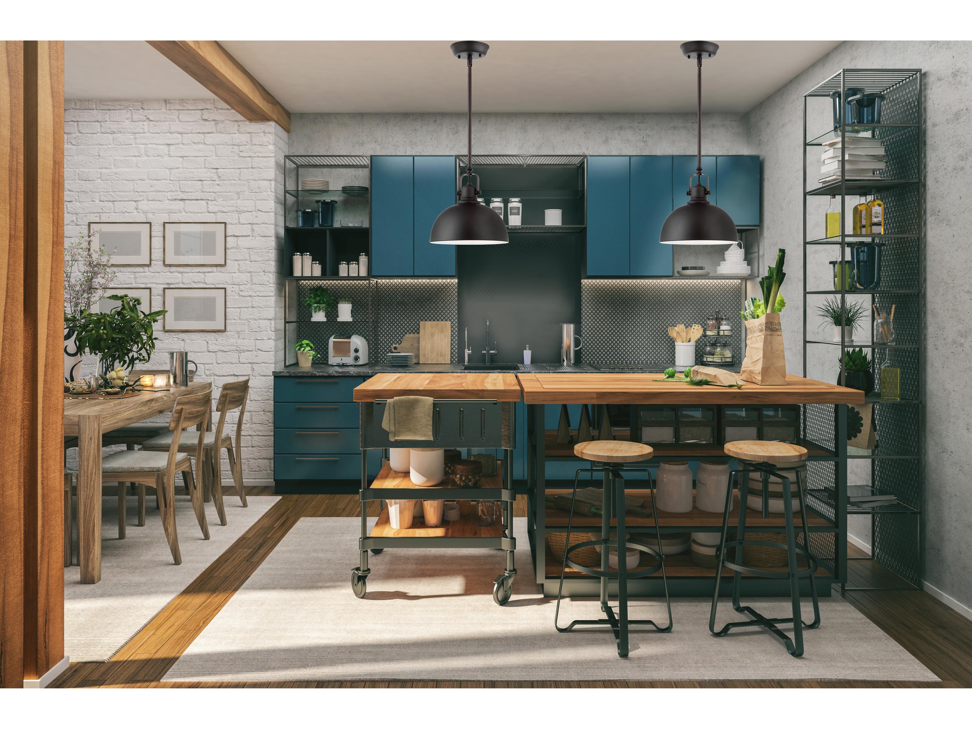 Canarm Polo 1 -light Bronze Bowl Mini Pendant