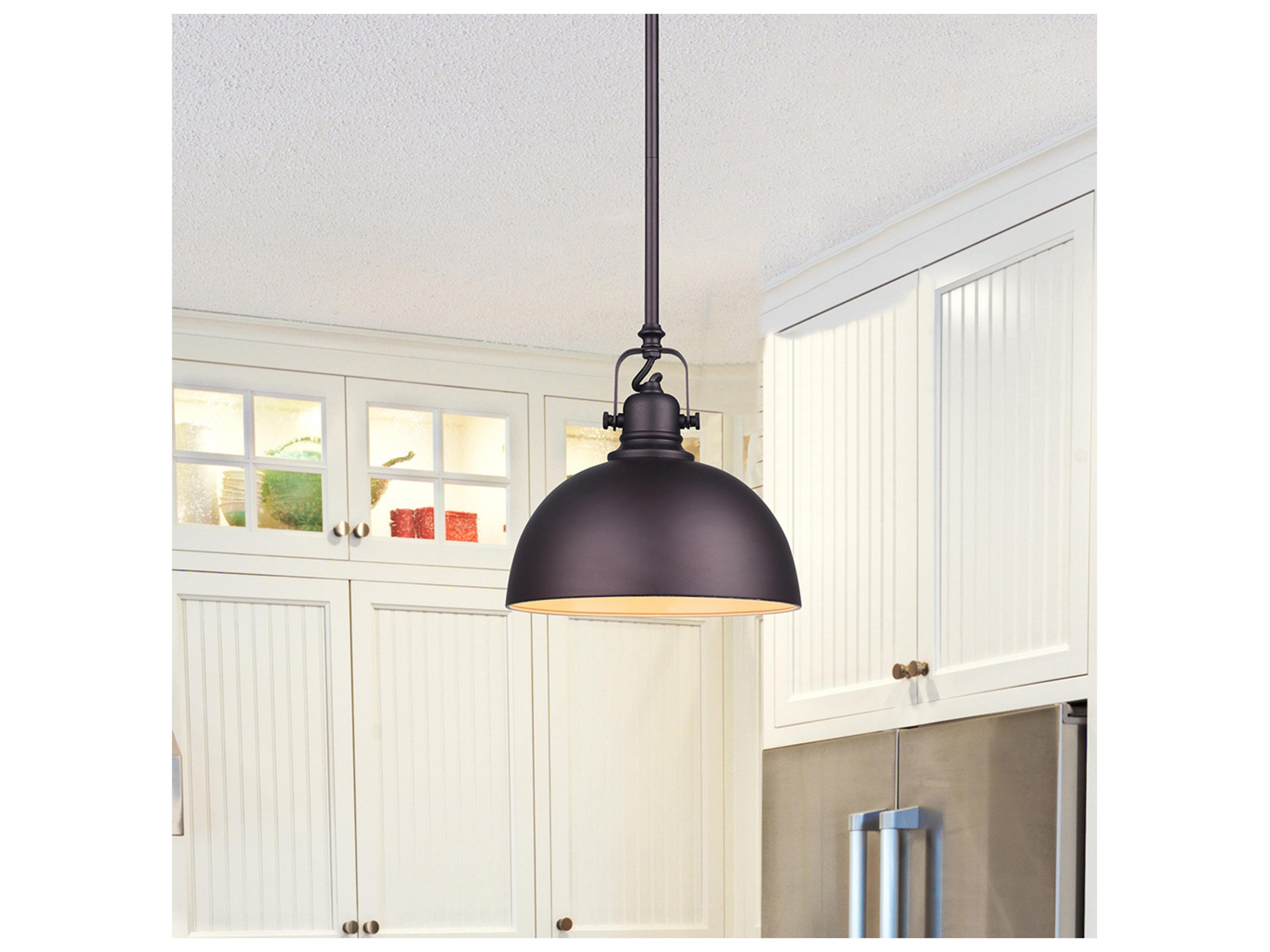 Canarm Polo 1 -light Bronze Bowl Mini Pendant