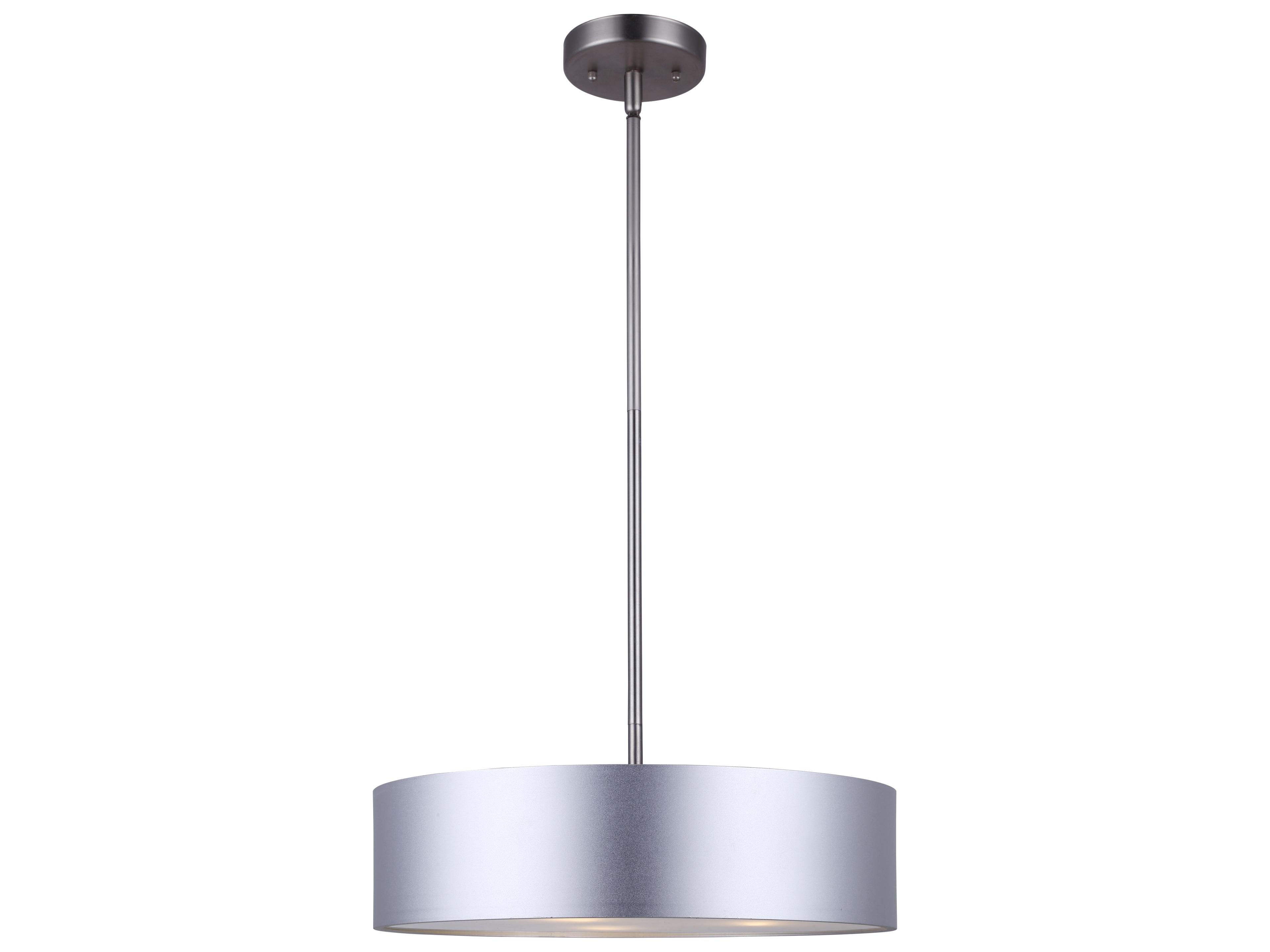 Canarm Dexter 3 -light Silver Drum Pendant