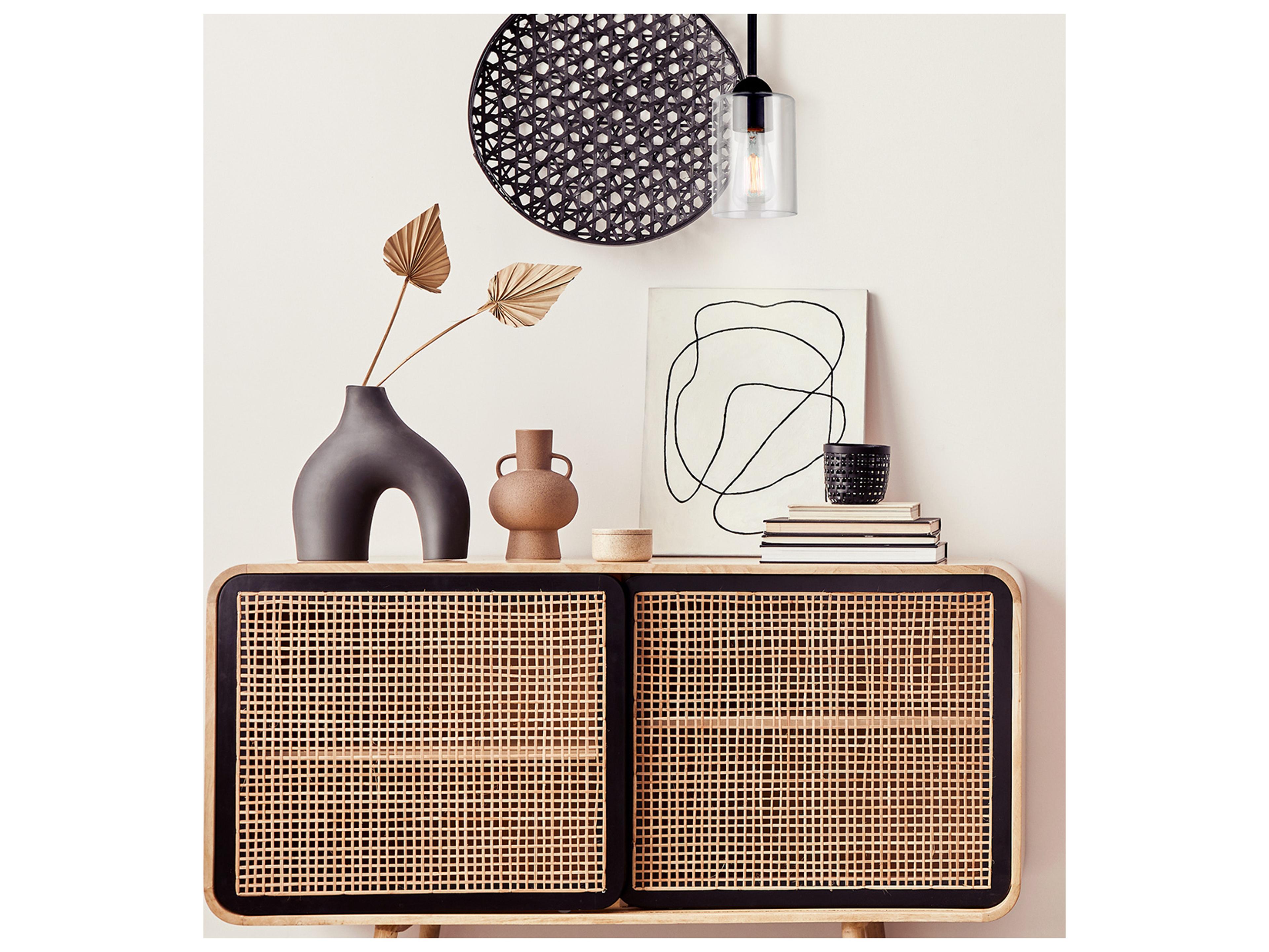 Canarm Hampton 1 -light Black Cylinder Mini Pendant