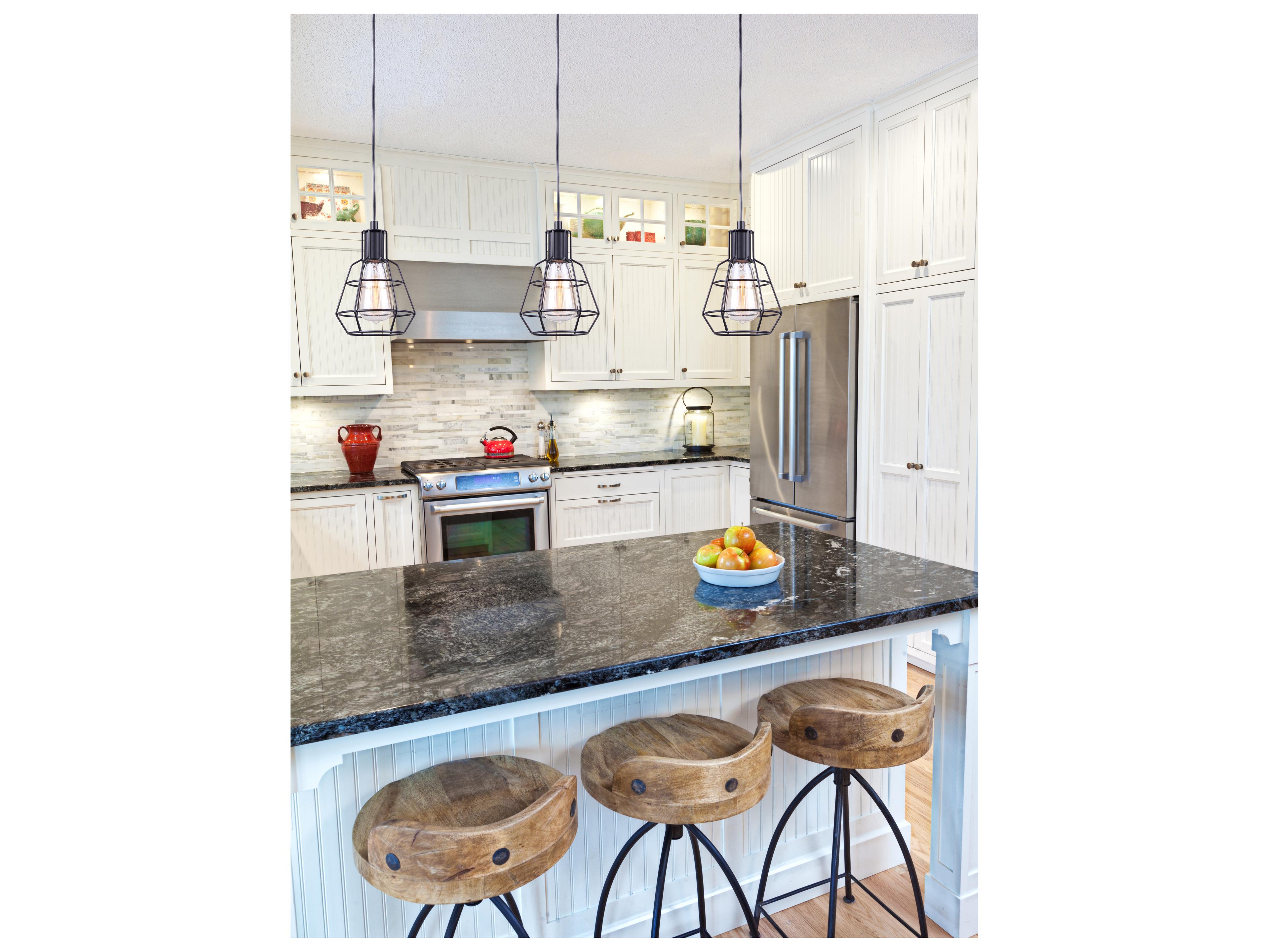 Canarm Wren 1 -light Black Mini Pendant