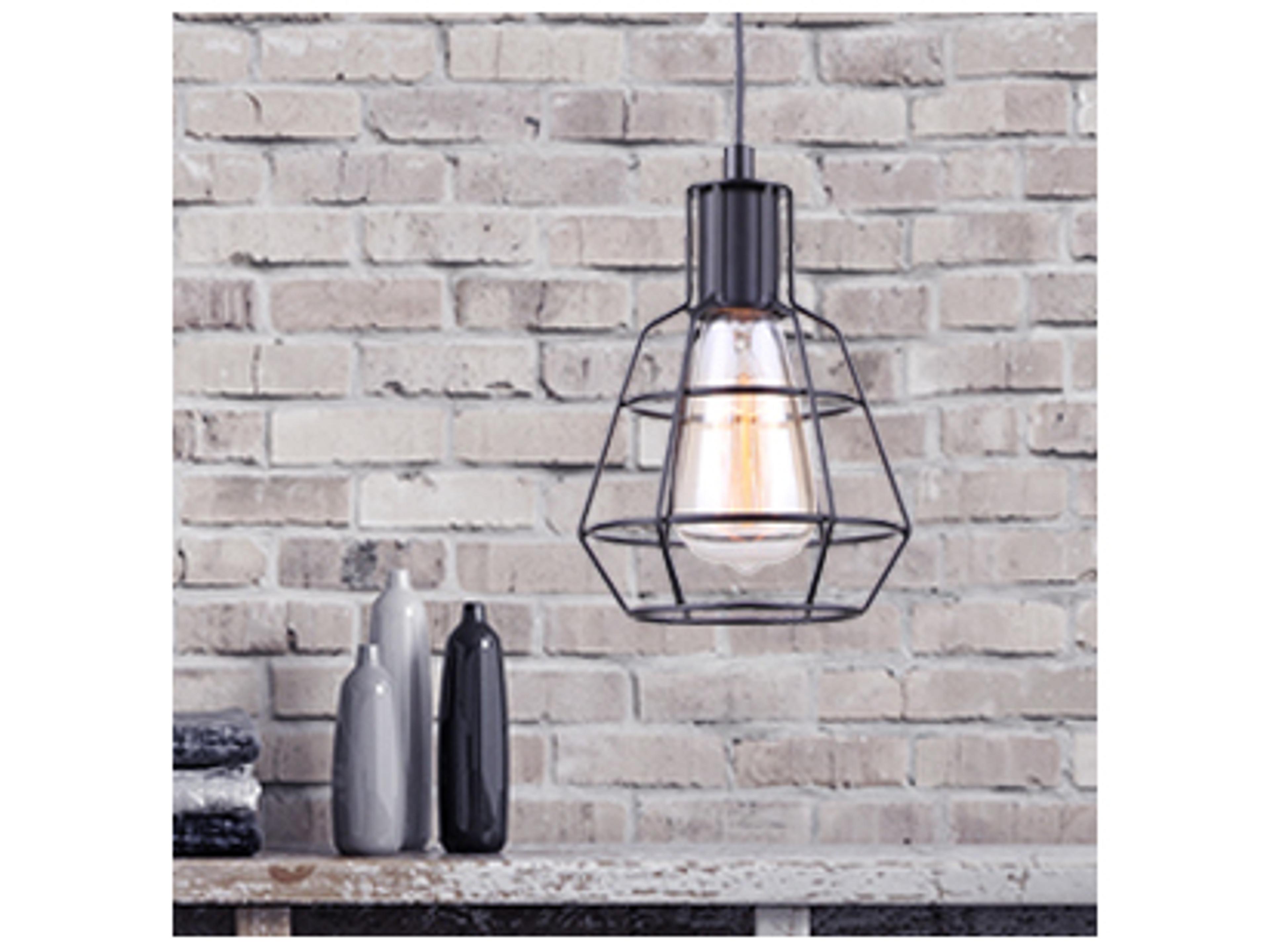 Canarm Wren 1 -light Black Mini Pendant