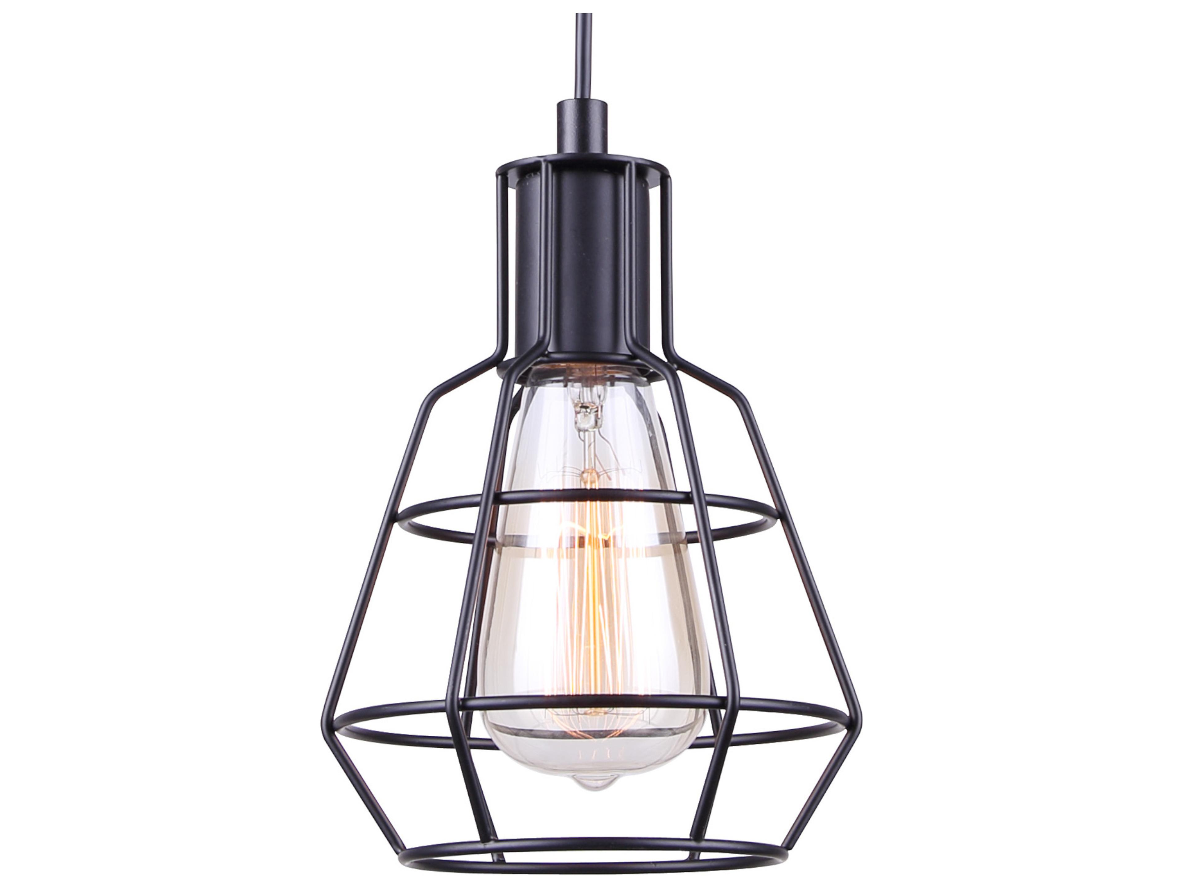 Canarm Wren 1 -light Black Mini Pendant