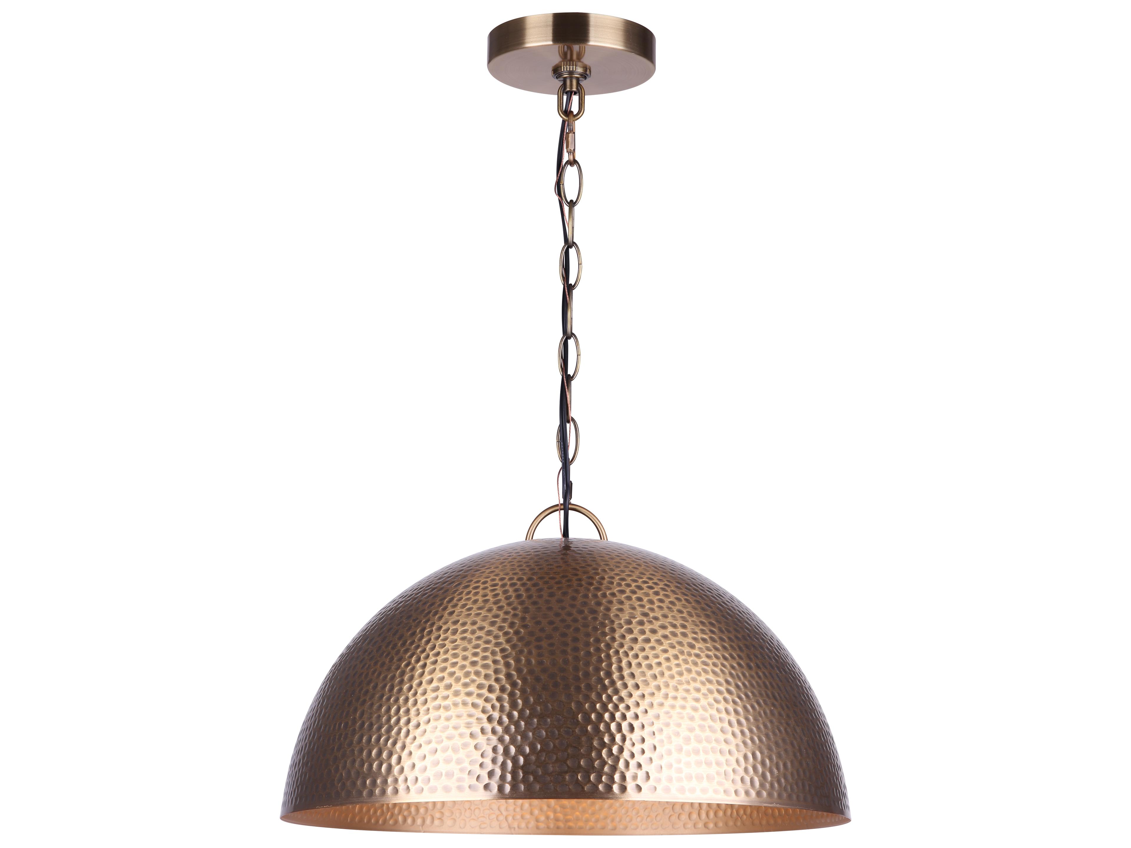 Magnolia 1 -light Gold Dome Pendant