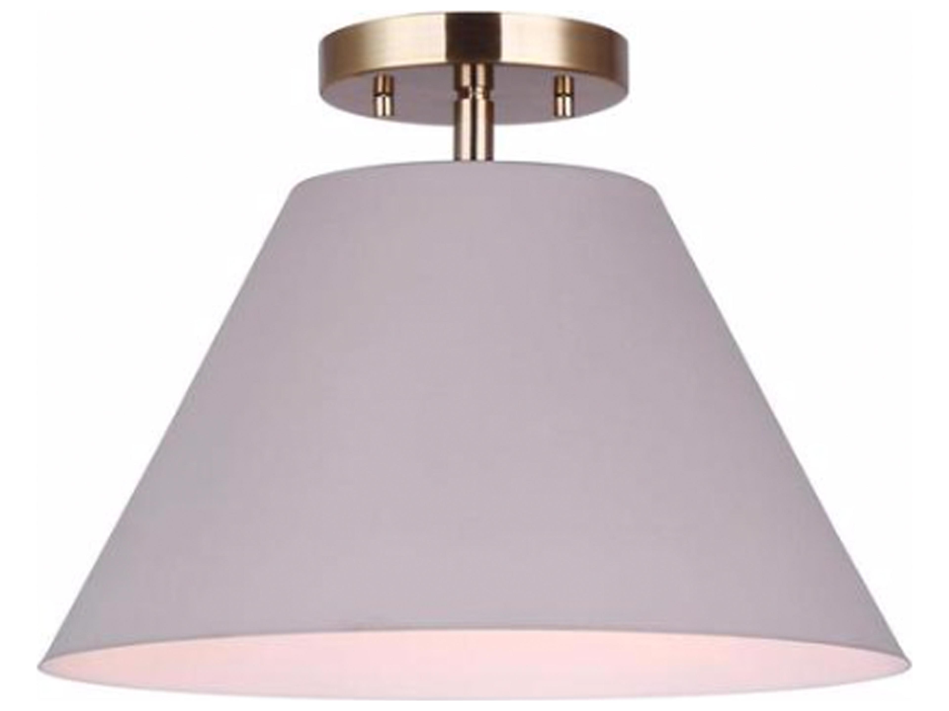 Talia 1 -light Gold Semi Flush Mount