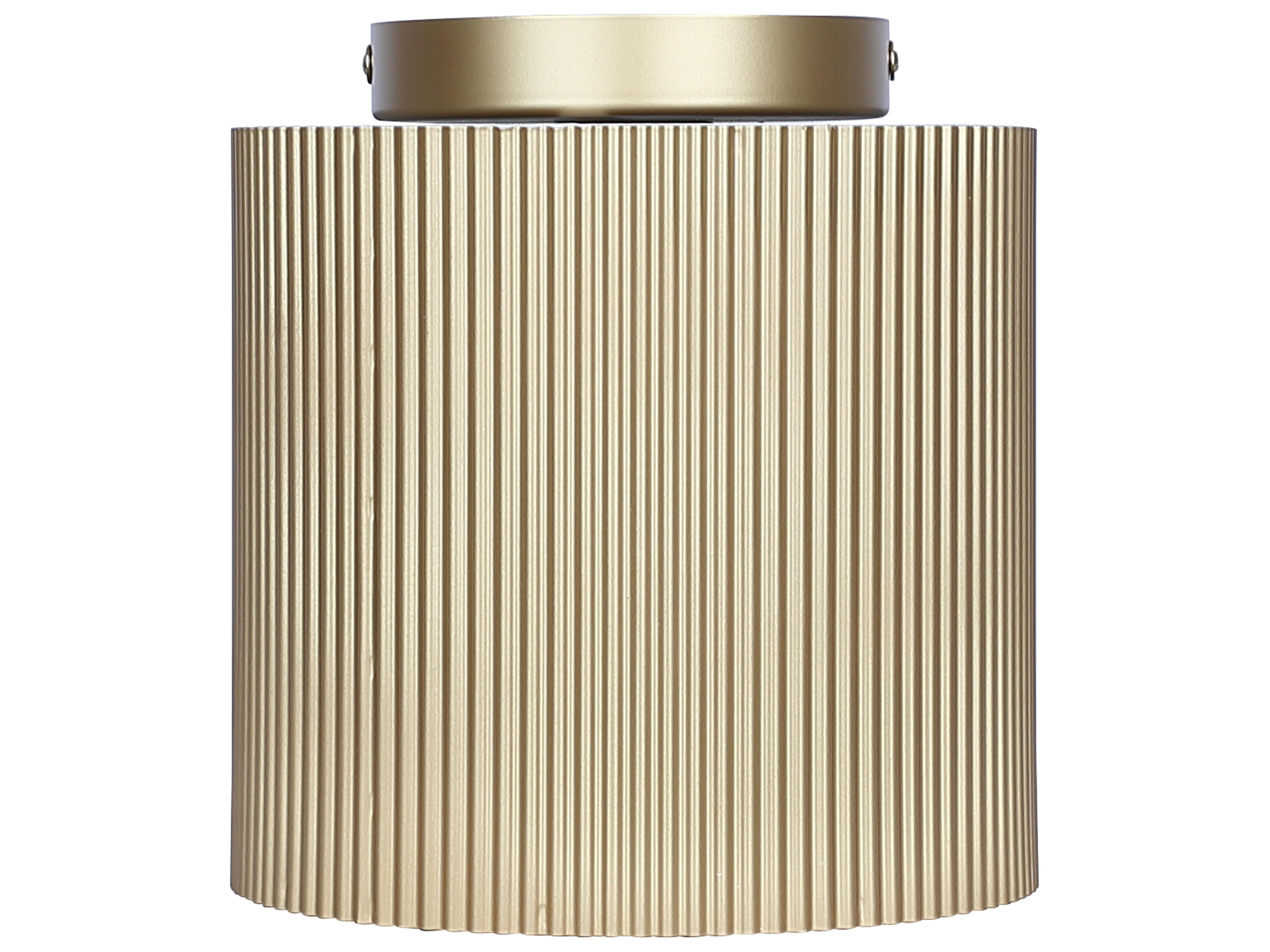 Canarm Scarlett 1 -light Gold Drum Semi Flush Mount