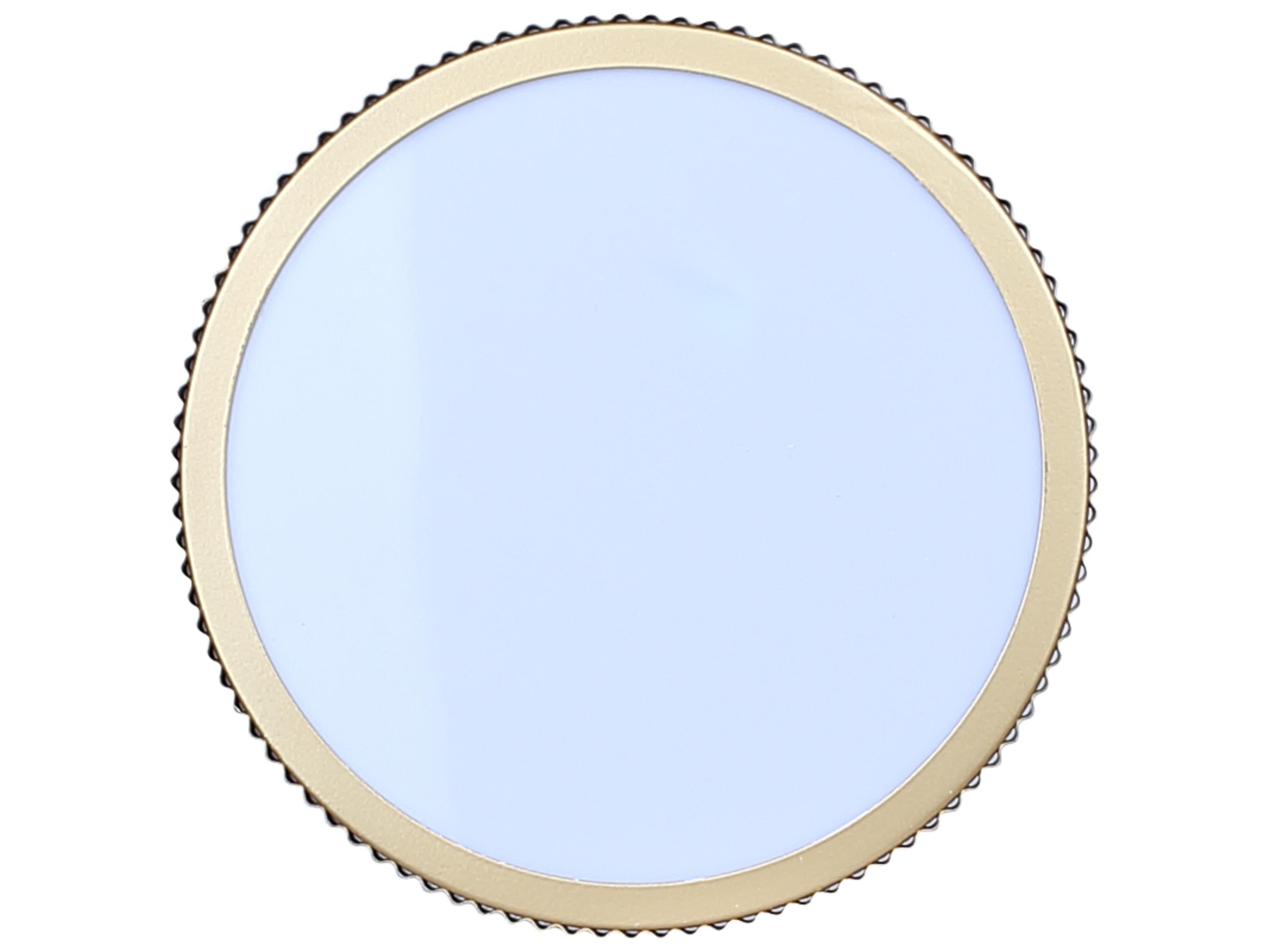 Canarm Scarlett 1 -light Gold Drum Semi Flush Mount