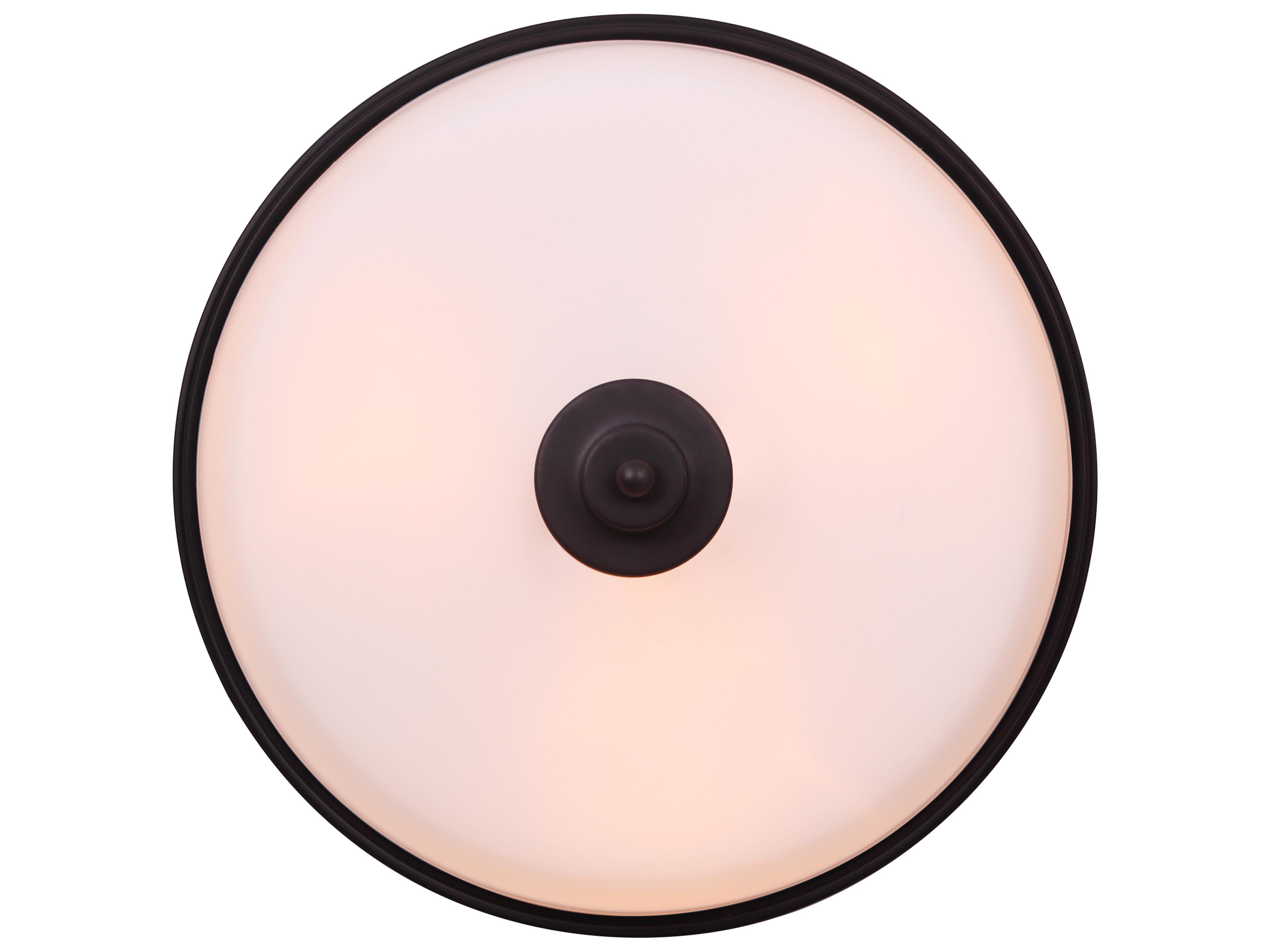 Canarm Jackson 3 -light Bronze Bowl Semi Flush Mount