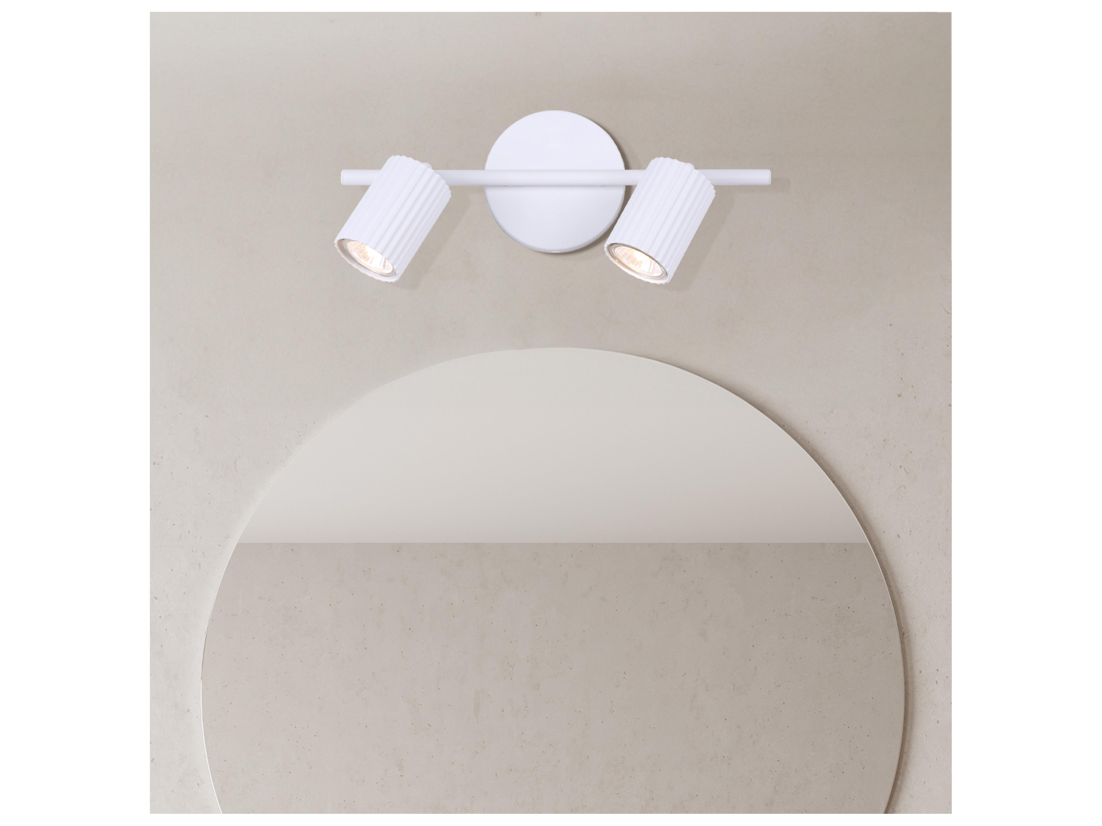 Canarm Rexton 2 -light White LED Cylinder Track & Rail Light