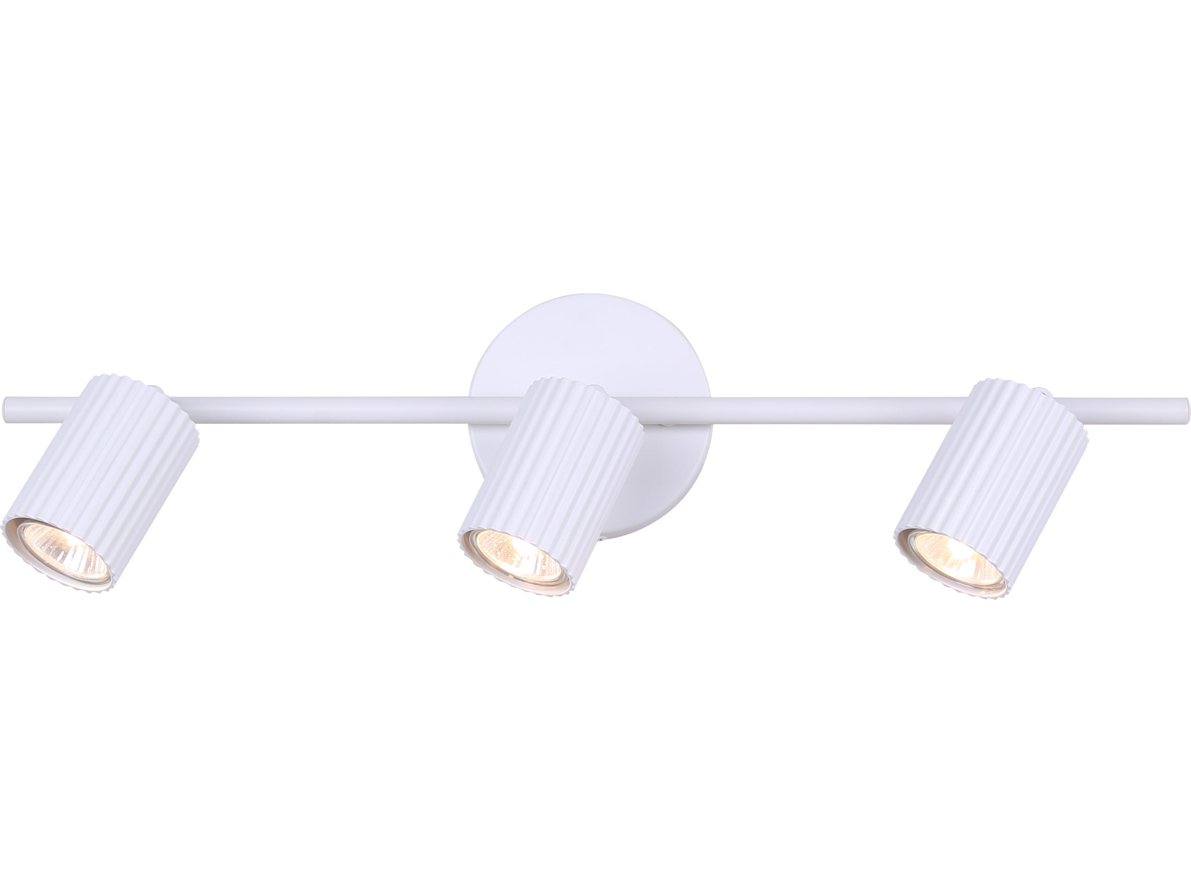 Rexton 3 -light White LED Cylinder Track & Rail Light